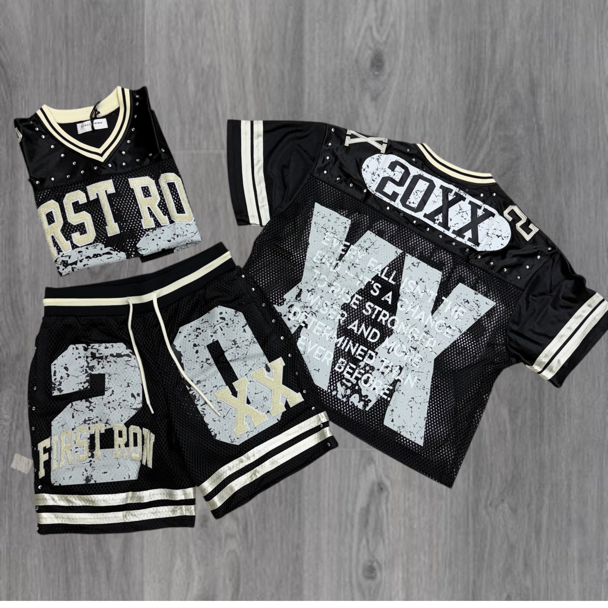 FR - 20XX Mesh Short Set Black - 1013