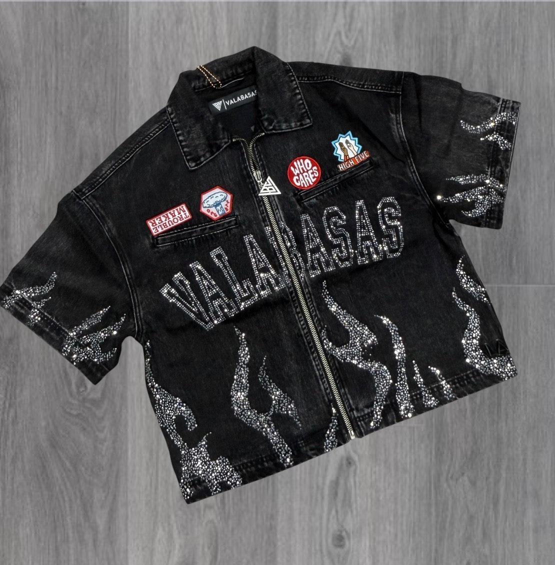 Valabasas - Torch Denim Shirt - Black - 1110