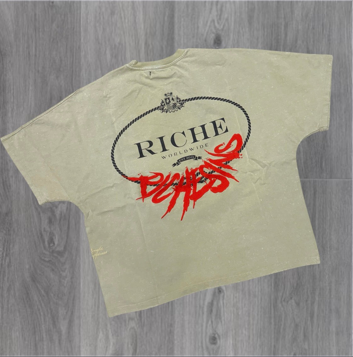 VR -Rich Angel T-shirt - Khaki 2033