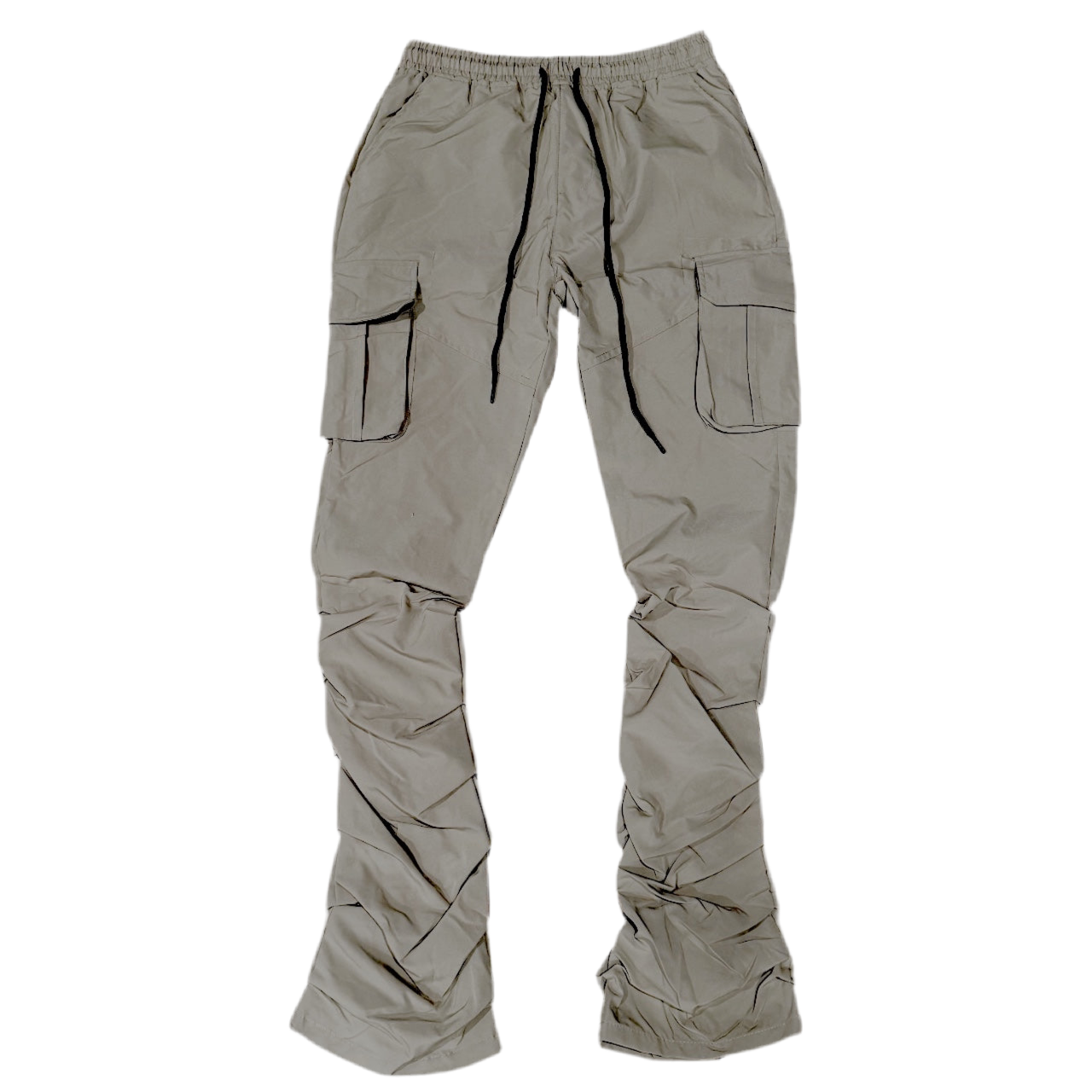 Rebel - STACKED NYLON PANT - CARGO PANTS (TAUPE) 422 522