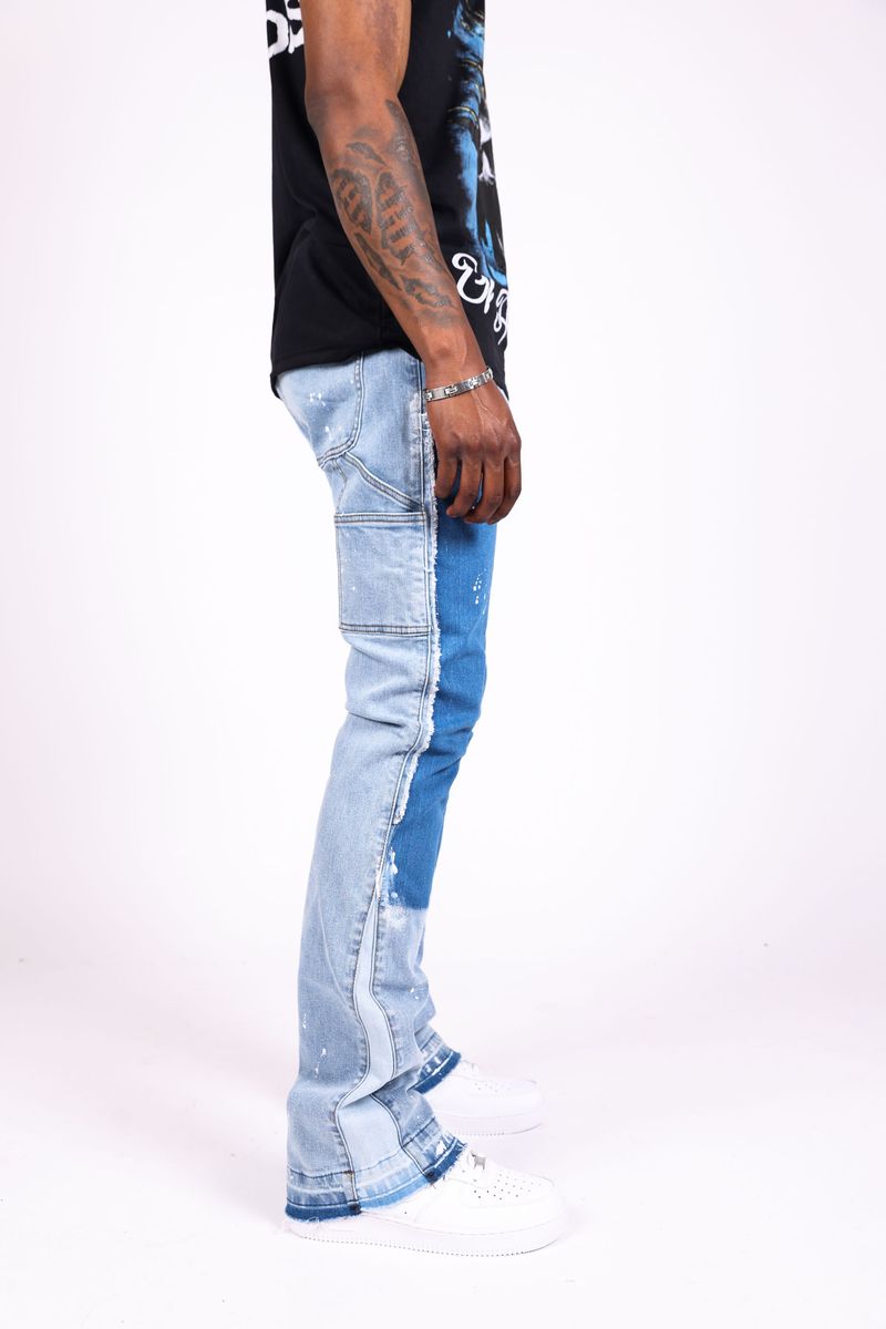 Carpenter stacked denim Blue 1007