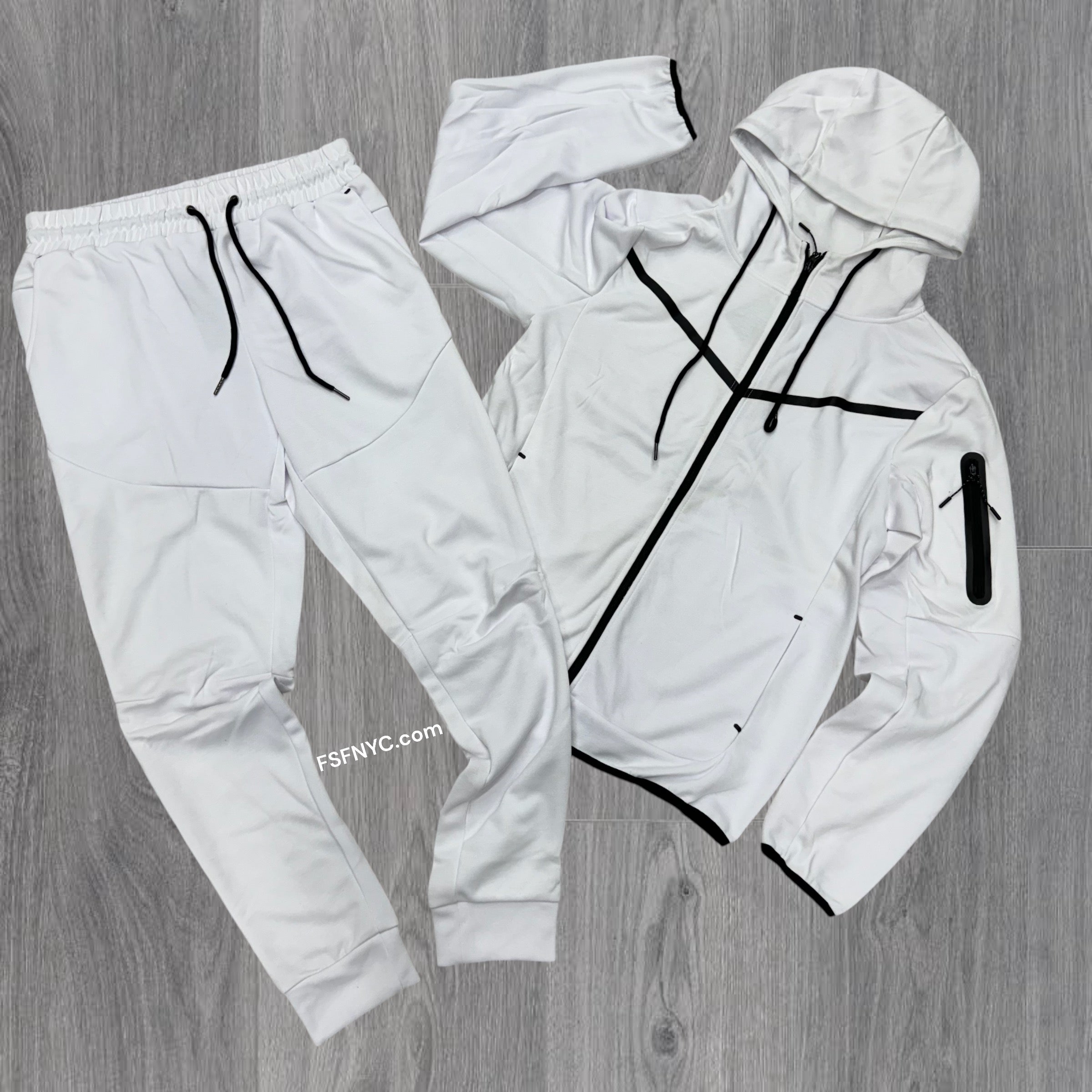 Republic Tech Fleece Set  White