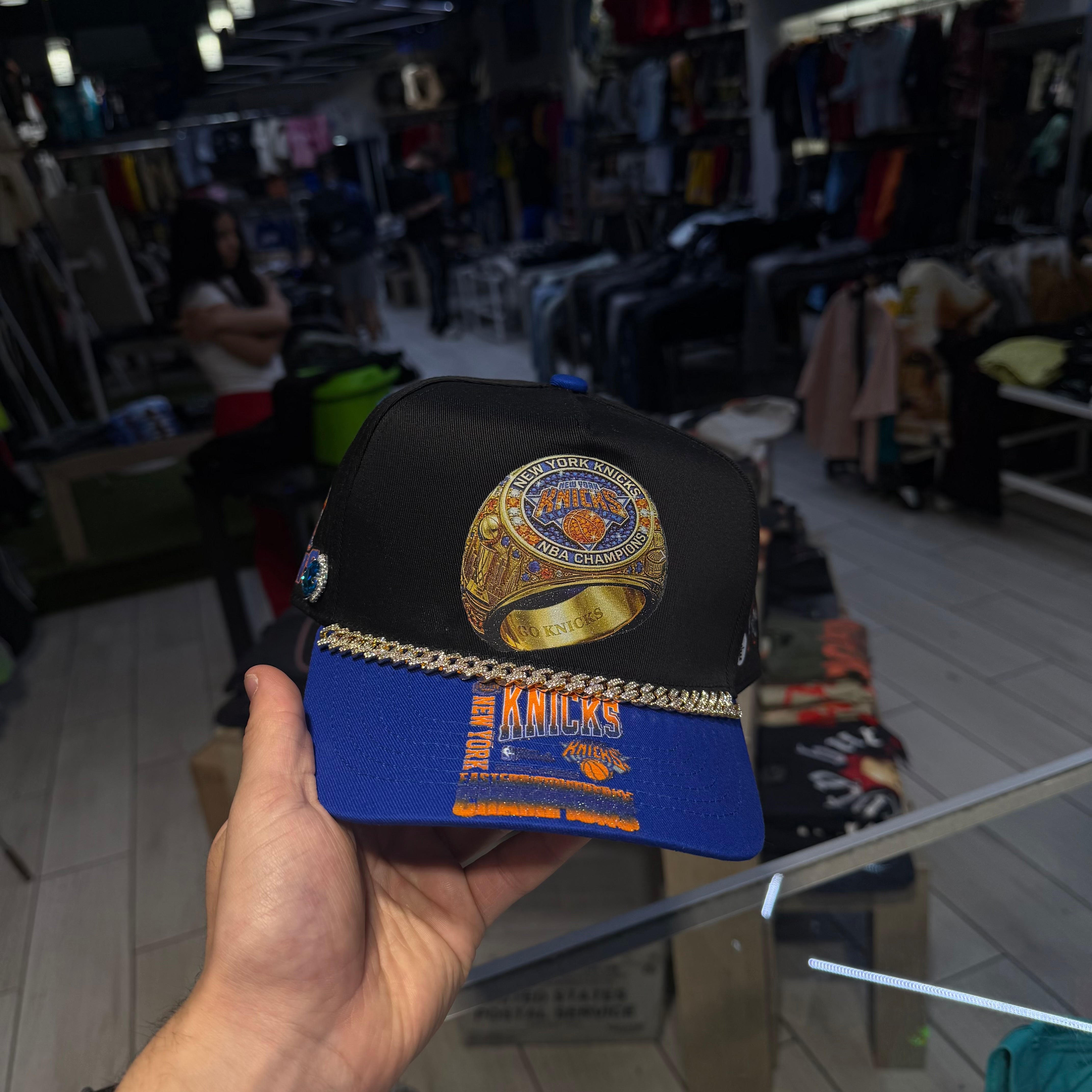 NY KNICKS - CHAMPION TRUCKER Black/Blue