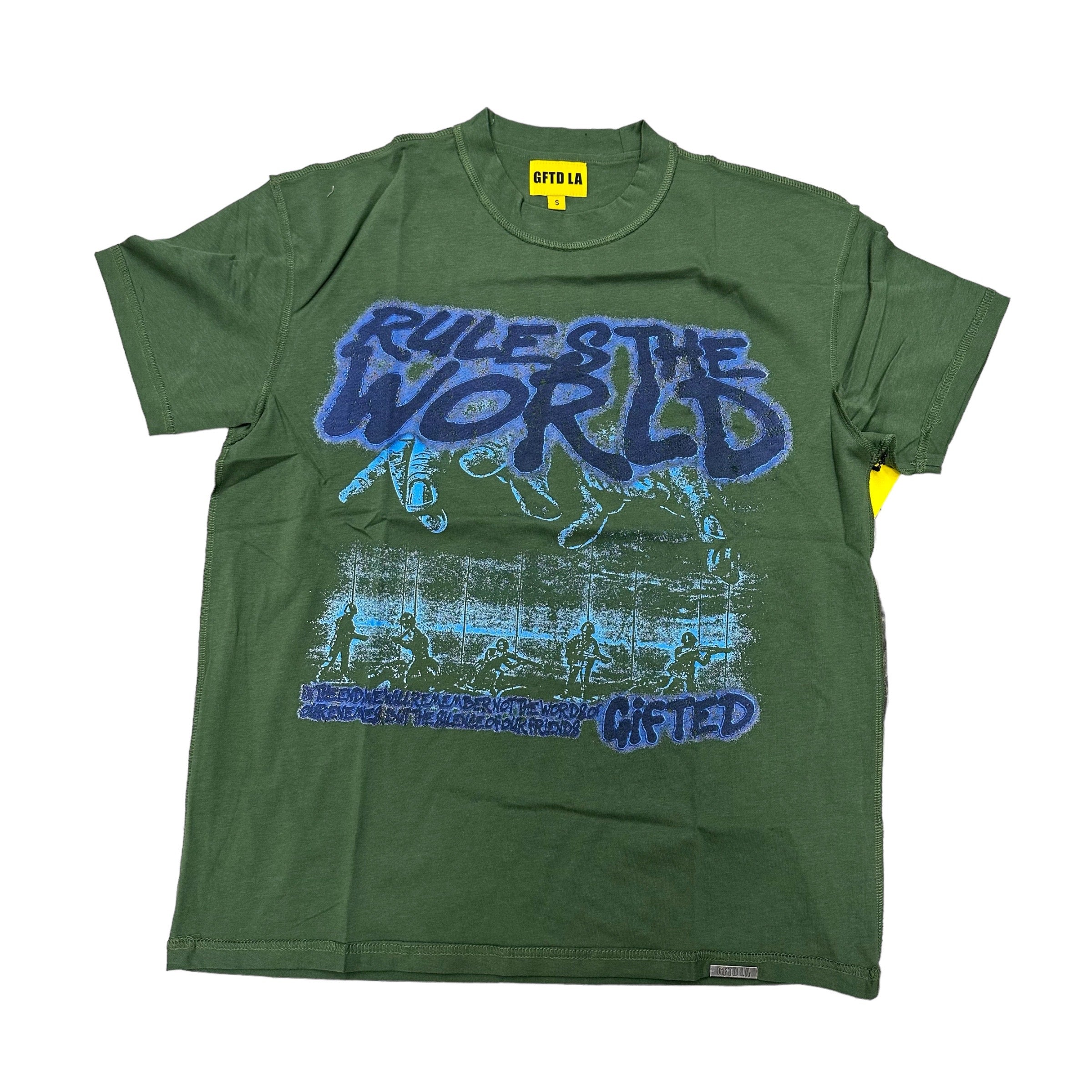 GFTD Rule The World OverSize T-shirt Green