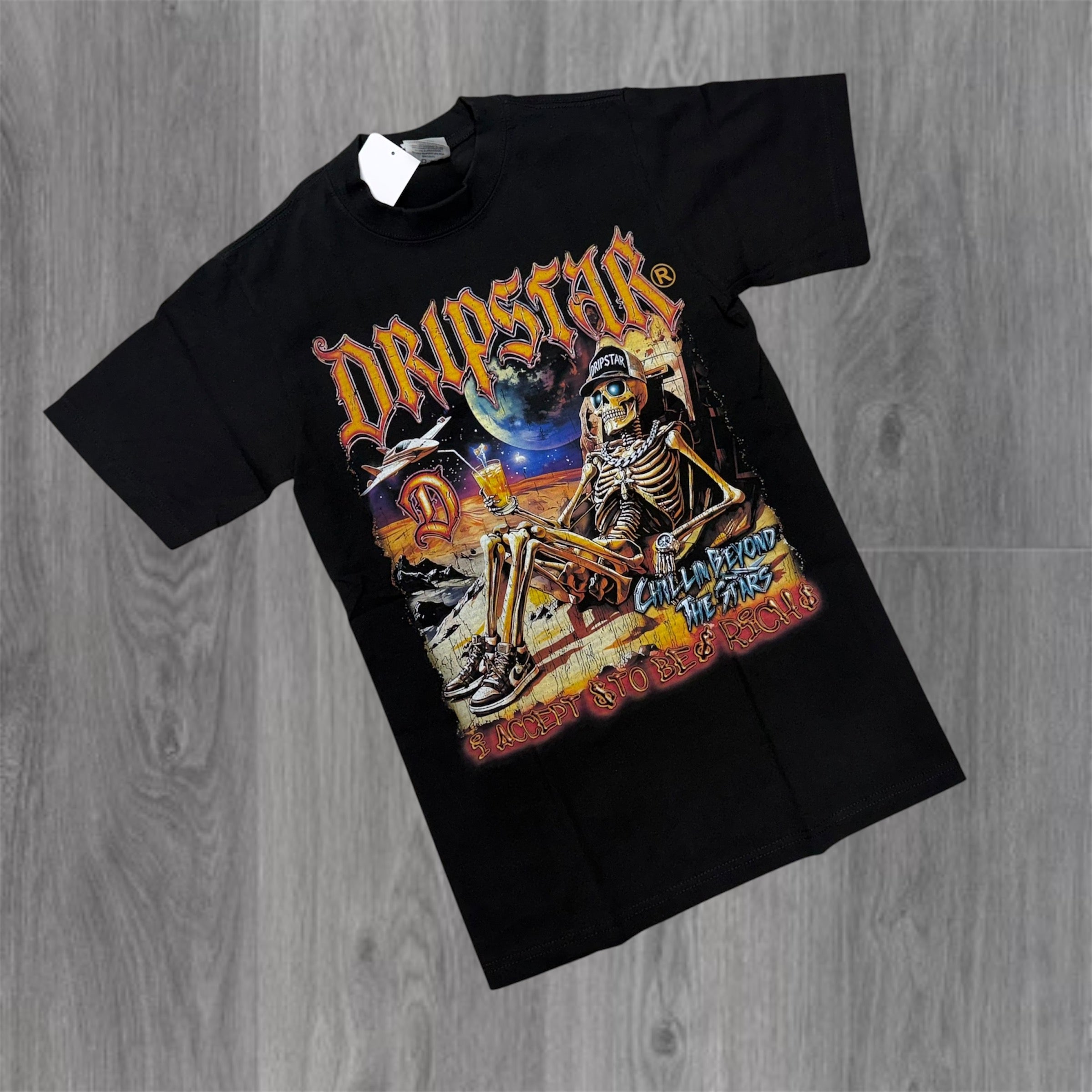 DRIPSTAR - Chillin Tee - Black DC187