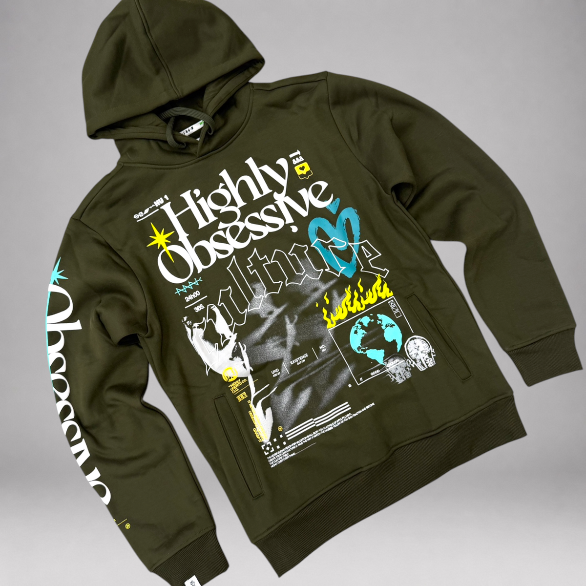 UNDRTD - Highly Hoodie - Green 5609