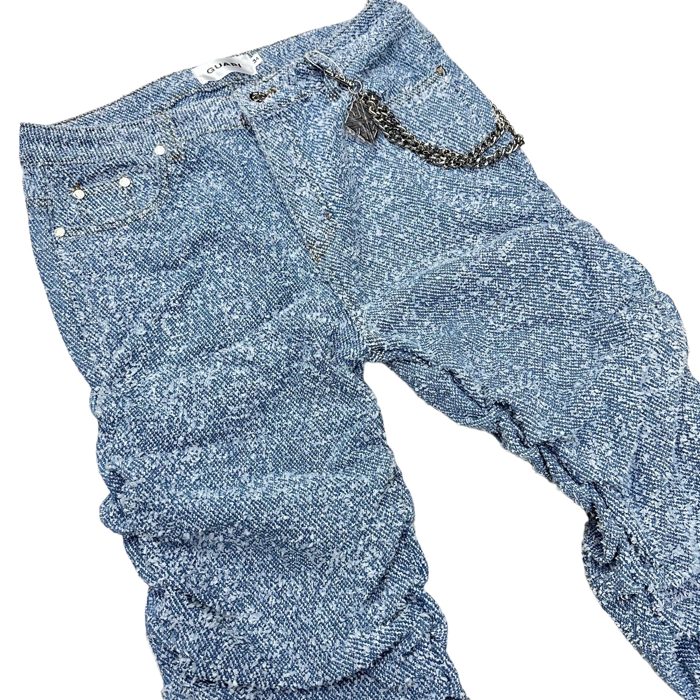 Guapi Super Stacked Sky Blue Denim