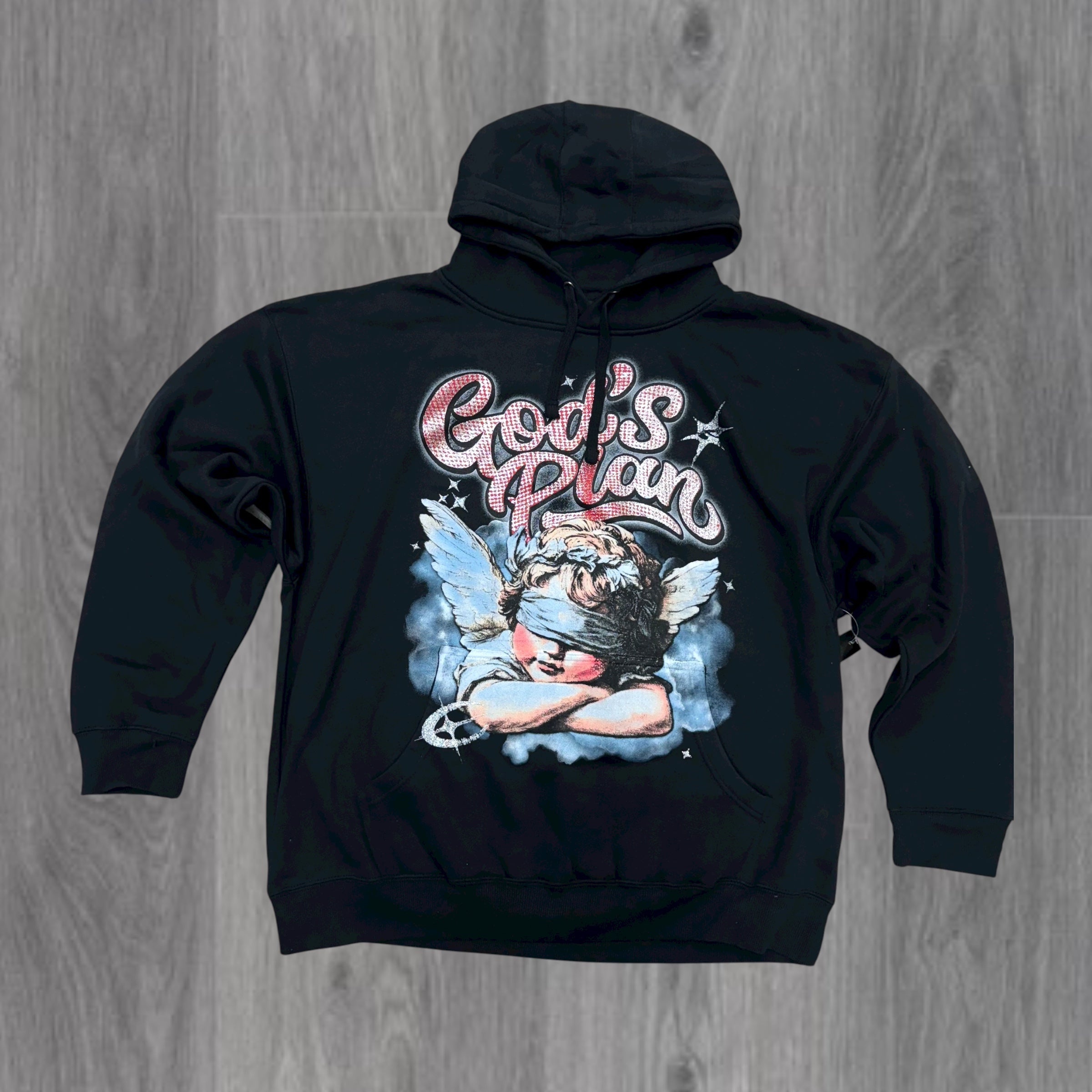 PC - Gods Plan Hoodie -  Black