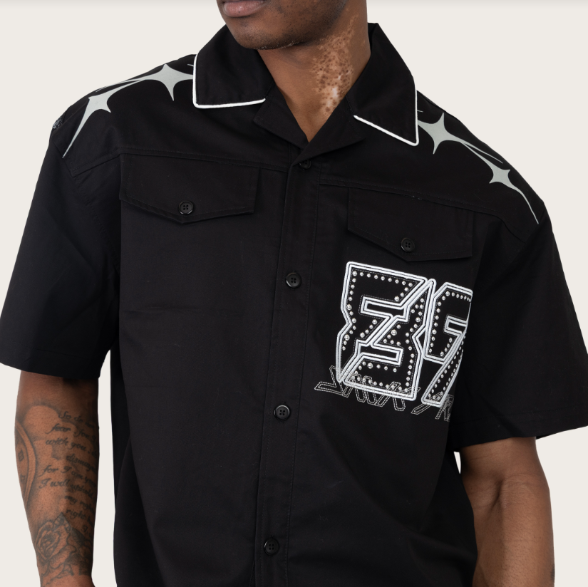 Rise - SET - SUSO Woven Short Set - Black - S490