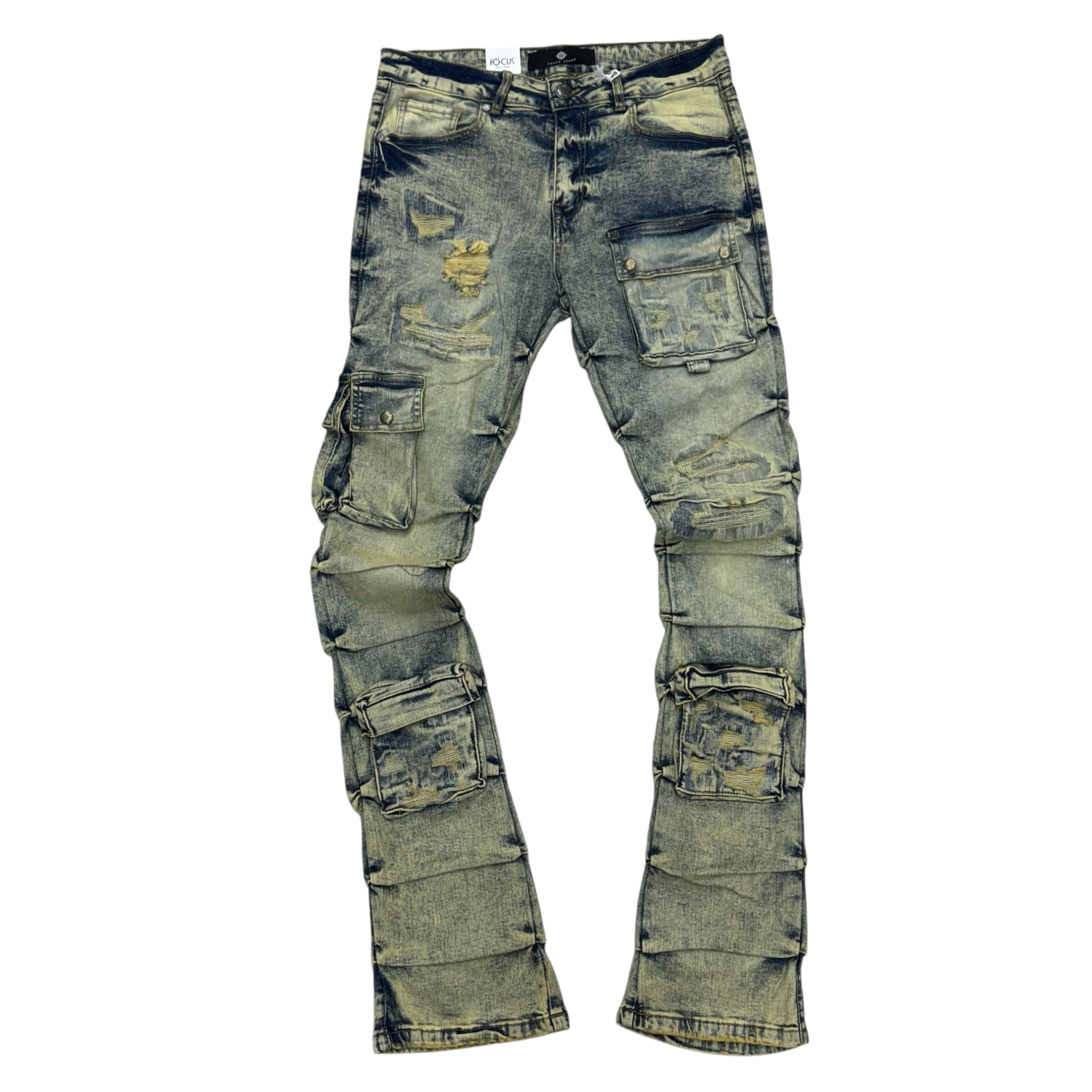 Stacked Utility Denim Vintage Wash 5226