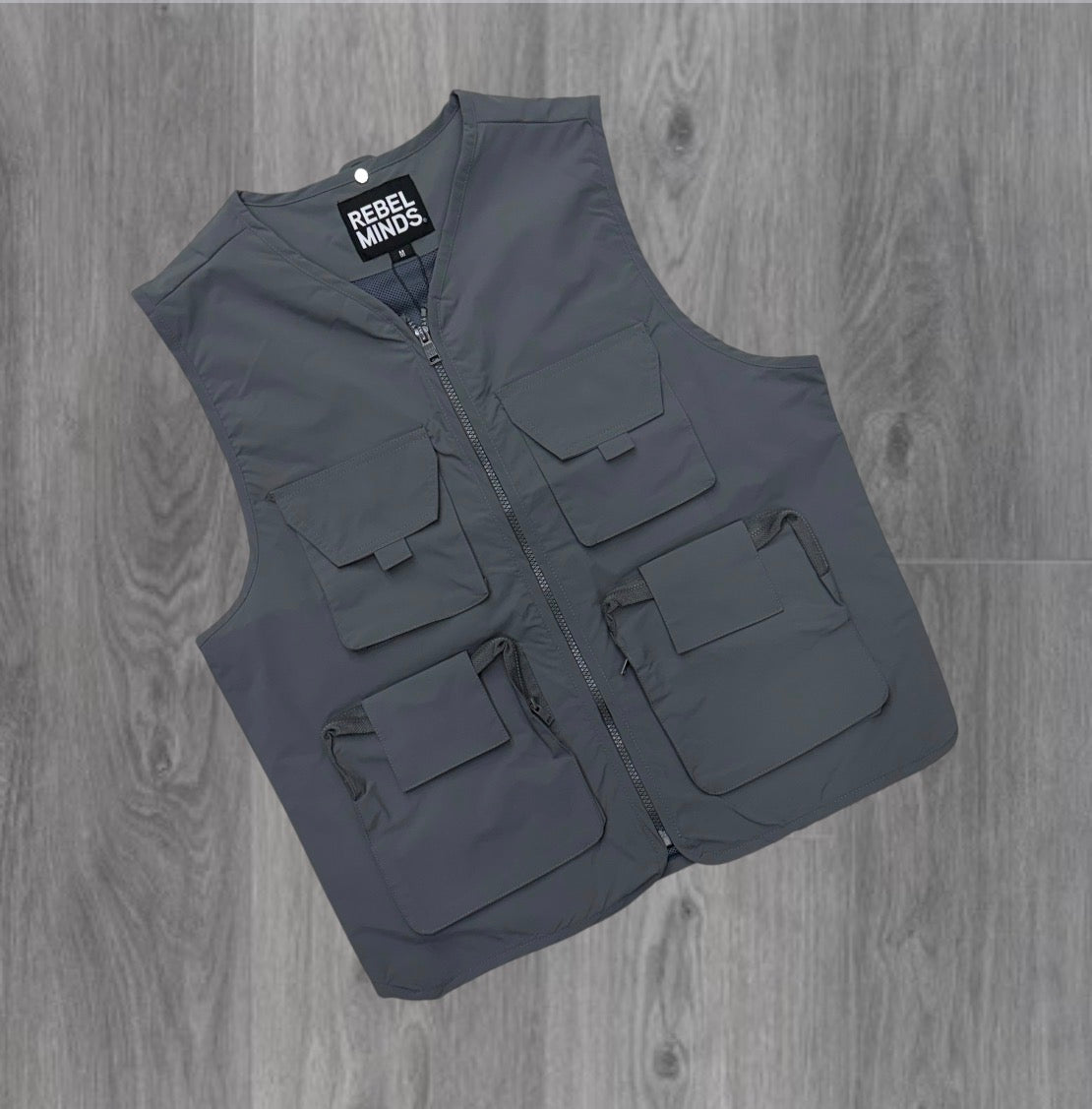 Rebel - Utility Nylon vest  - Grey - 510