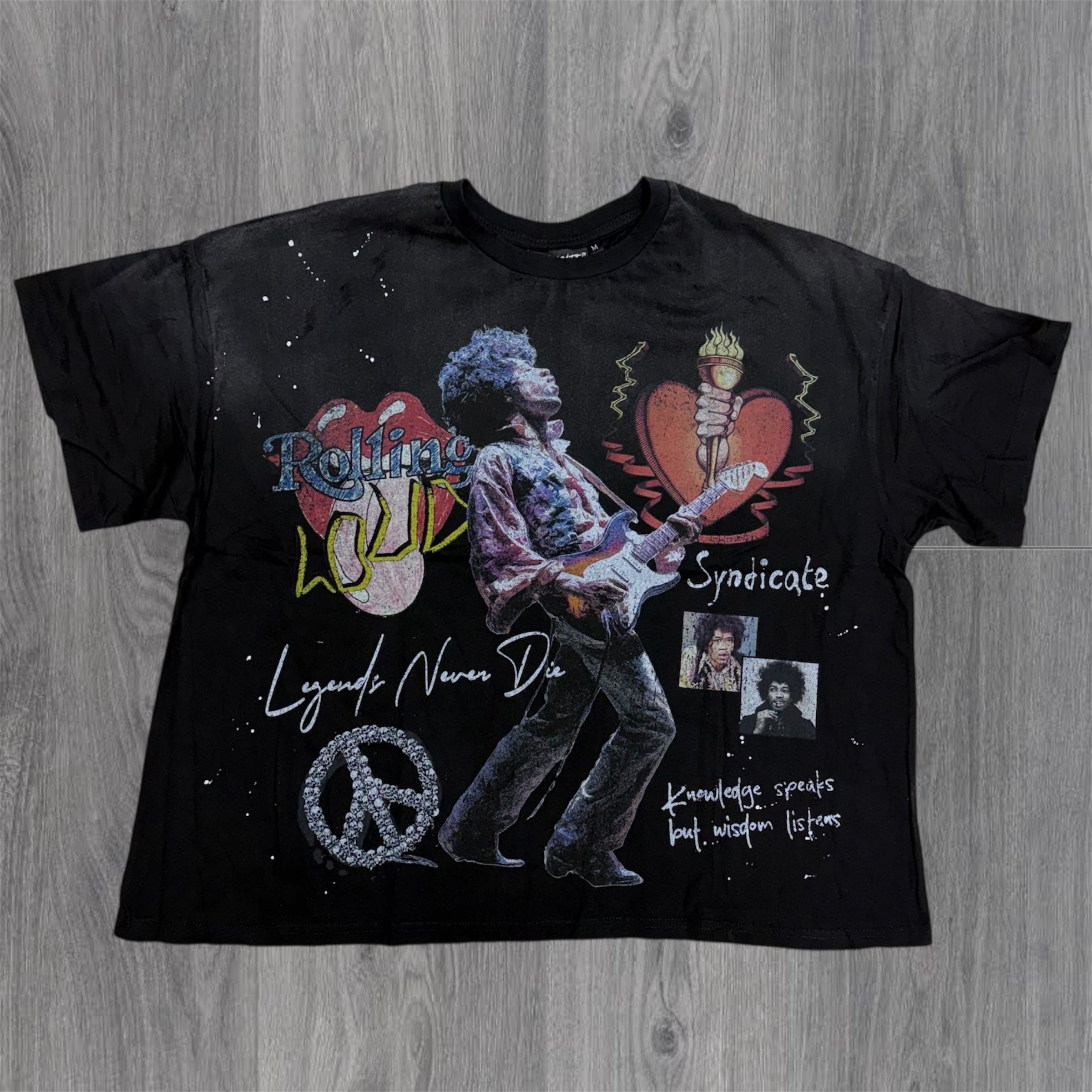 SYN - LND 1 Tee - Black Wash - TT6