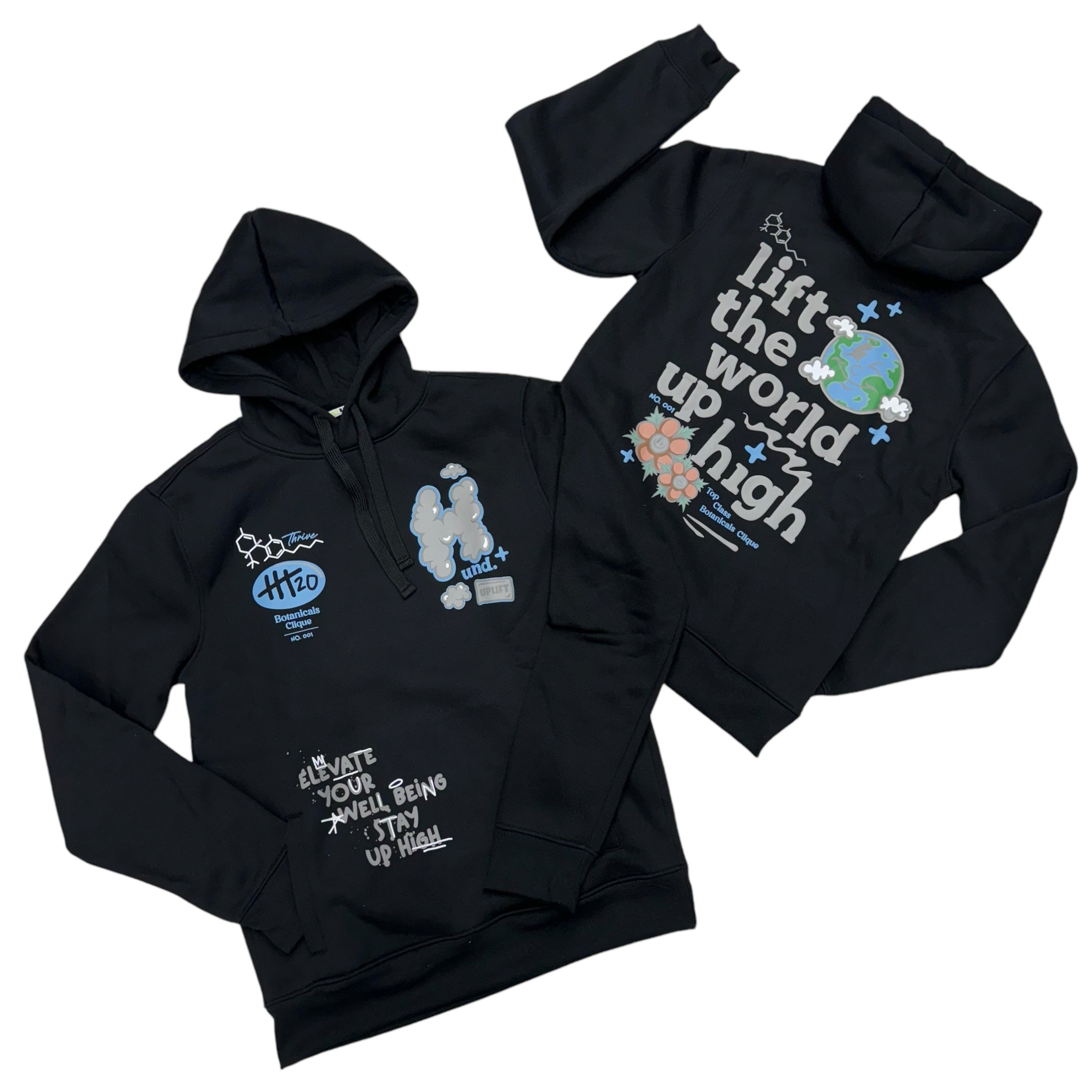 Lift the World Hoodies Black 4658