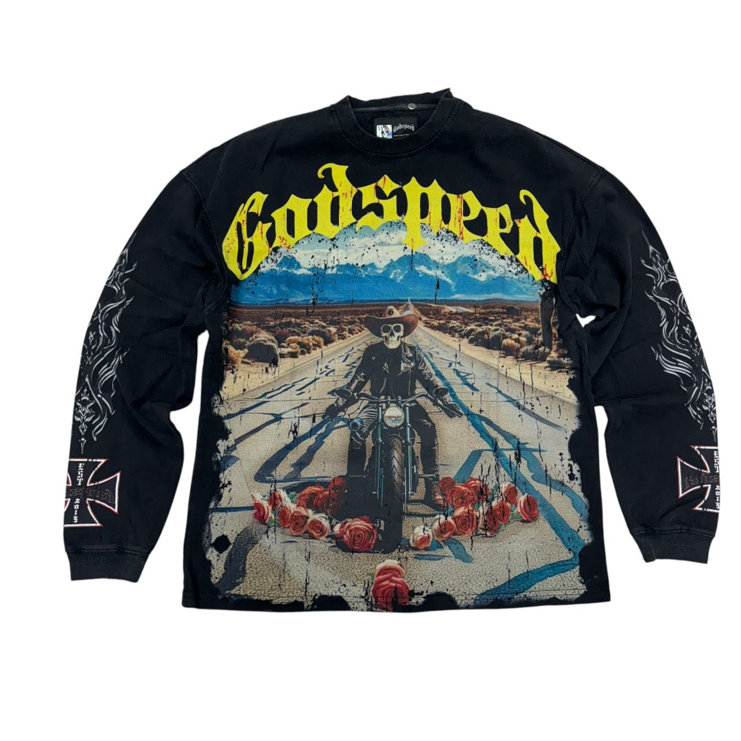 Godspeed Riding Long Sleeve Tee Black