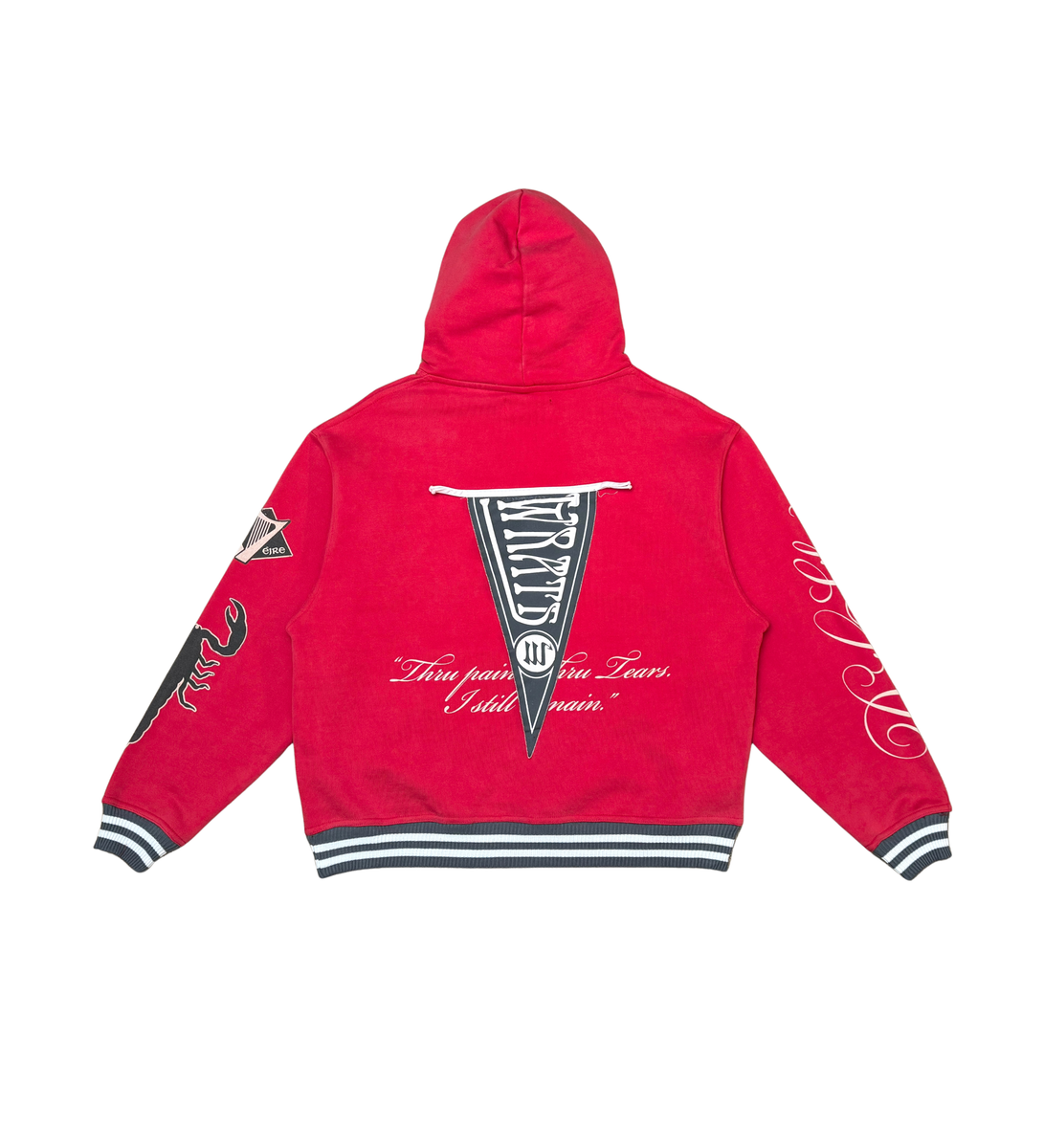 WRATHBOY - Revenge Var. Hoodie - Red - 044