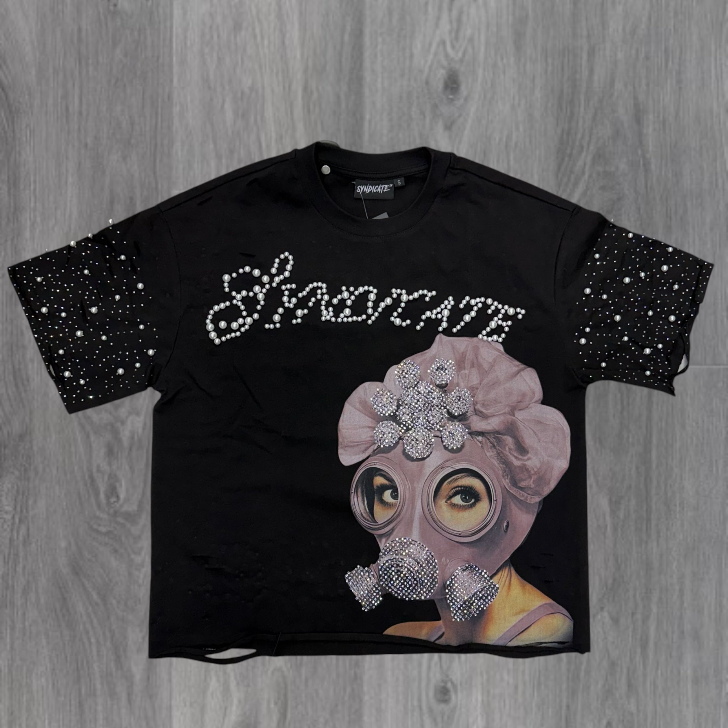 SYN - Ivory Pearl Tee - Black - 41