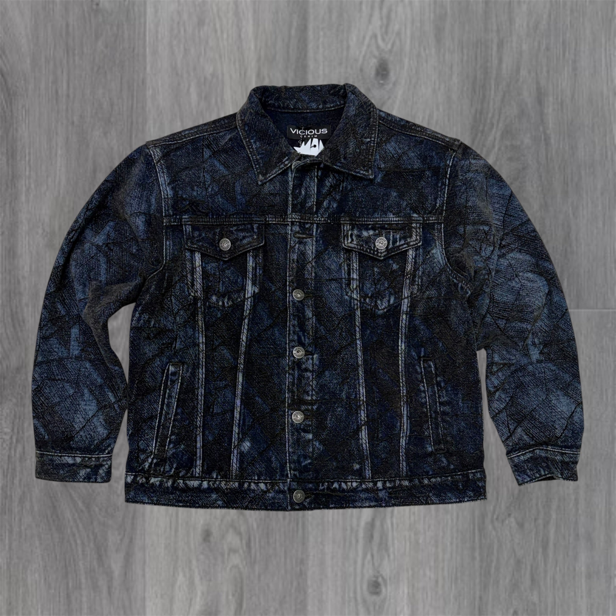 Vicious- Heavy Duty Denim Vicious Jacket Brown- VC1267