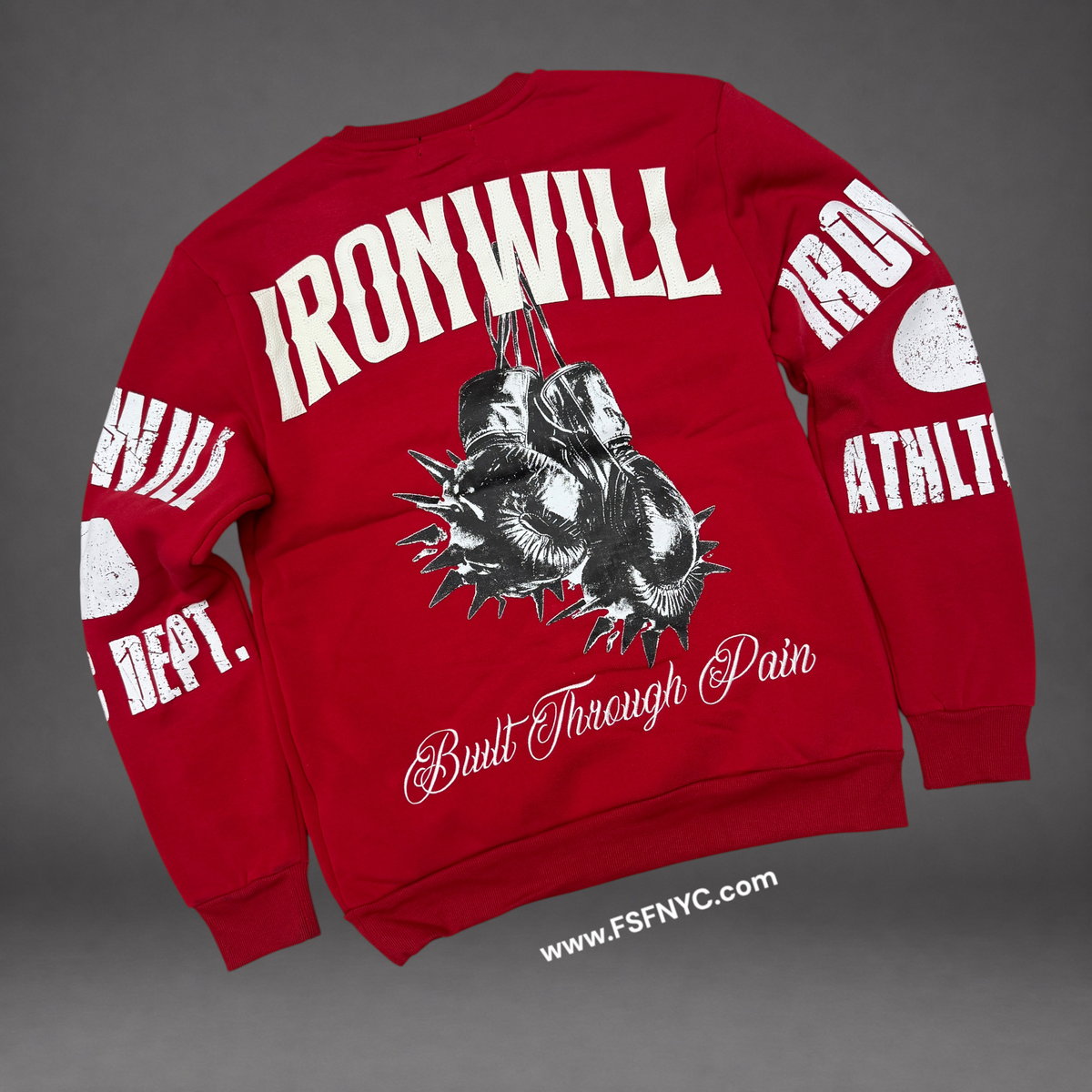 Pike - Iron Crew Sweatshirt - Red - 2611
