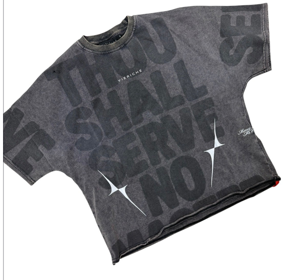 VR - Serve No Master Cut Off Tee - Grey - 2001
