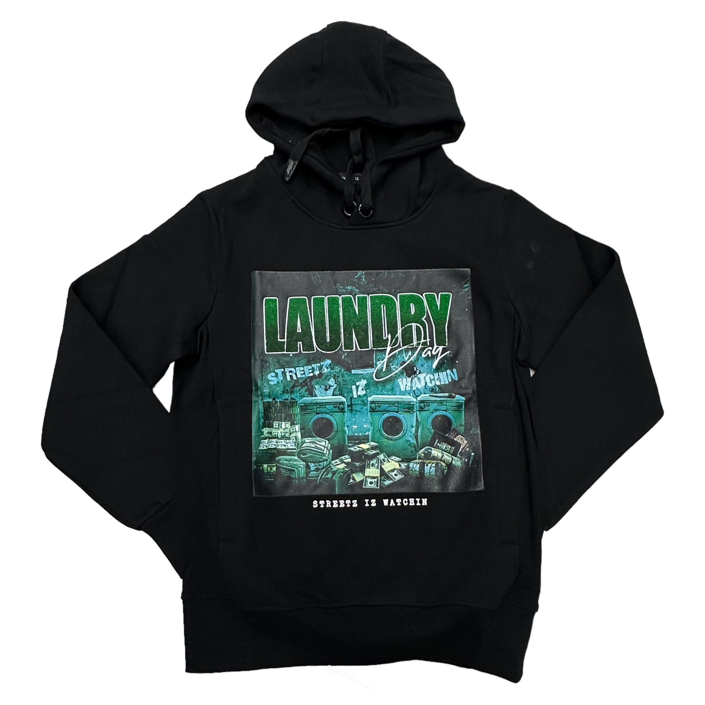 SIW Laundry Day Pullover Hoodie Black