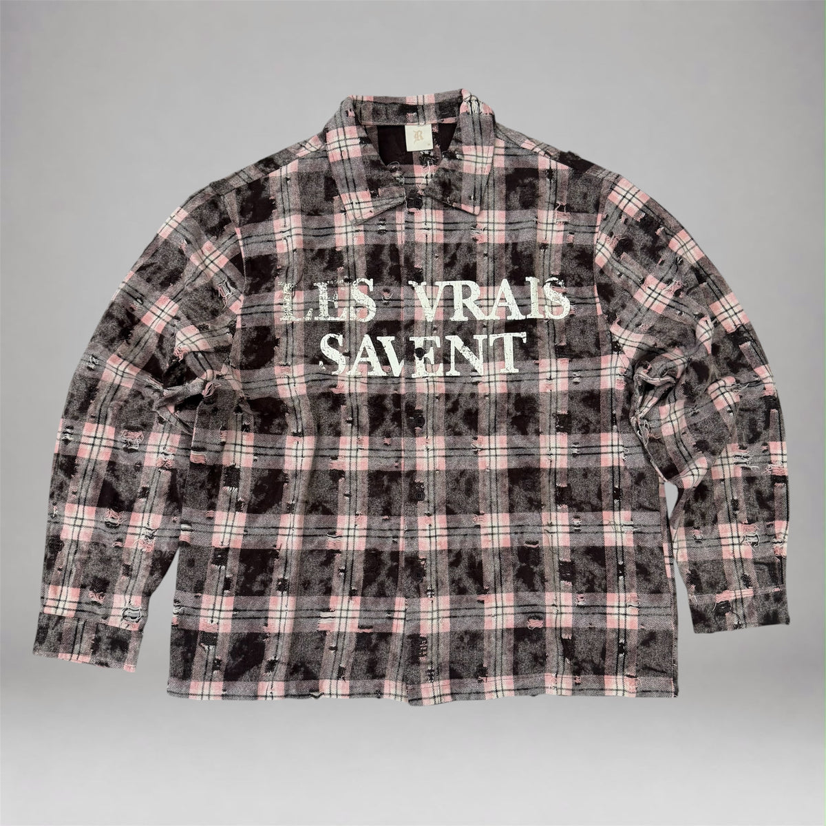 R - Flannel L/S Shirt - Pink - 765