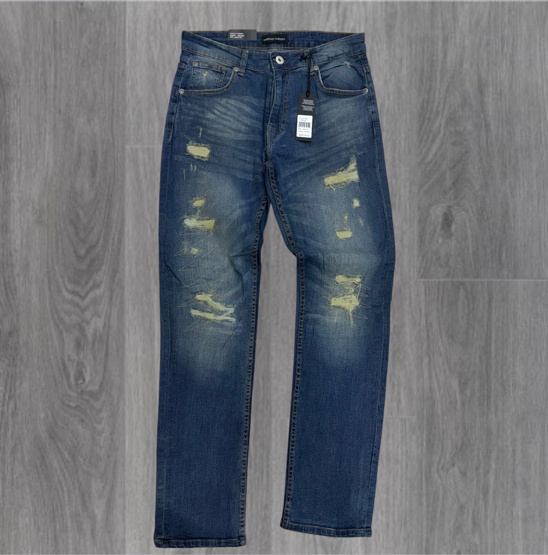 Threads - Slim Fit Distress Denim - 50121 Vintage zi