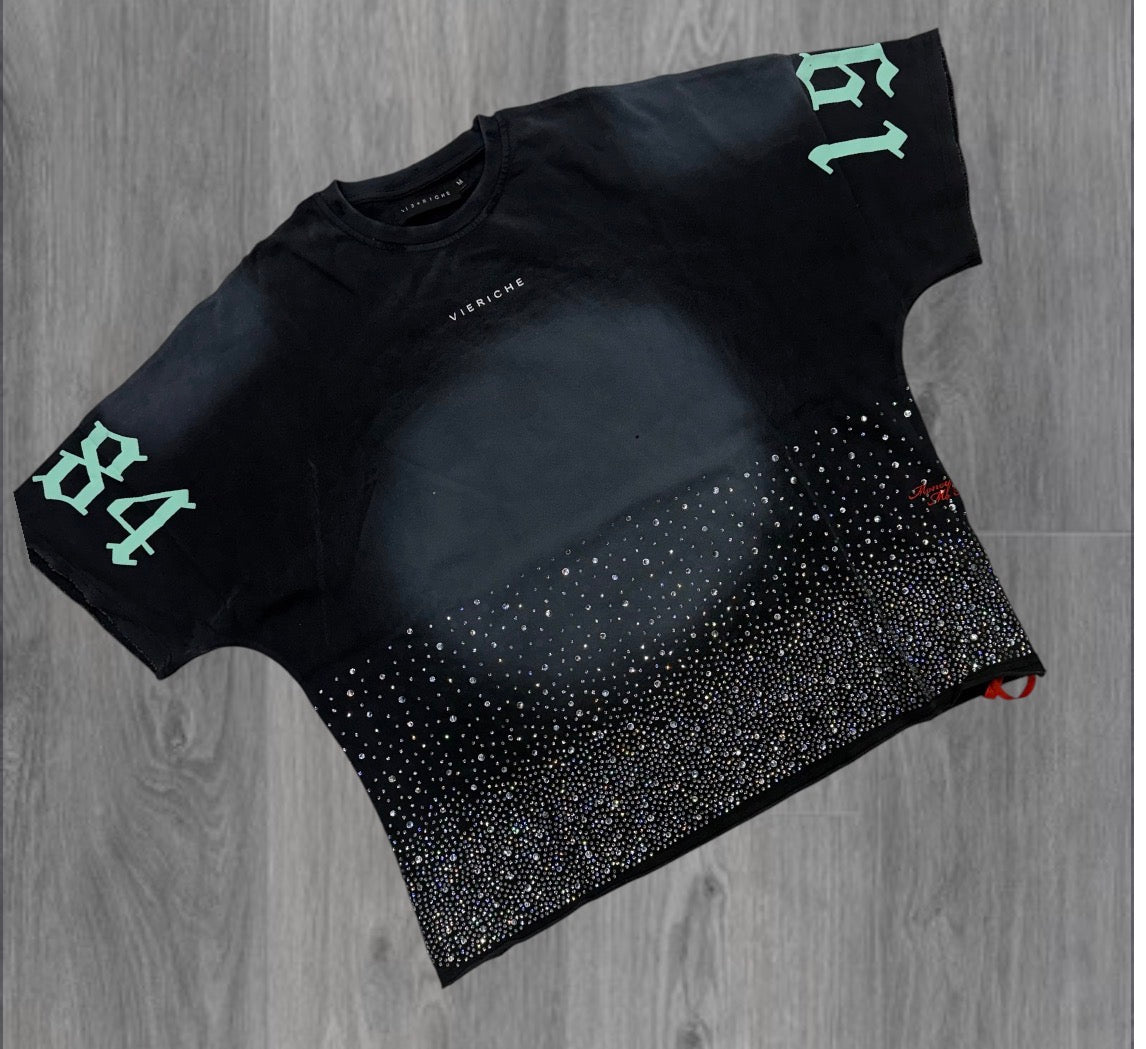VR - Alien Cut Off Tee - Fade Black - 2000