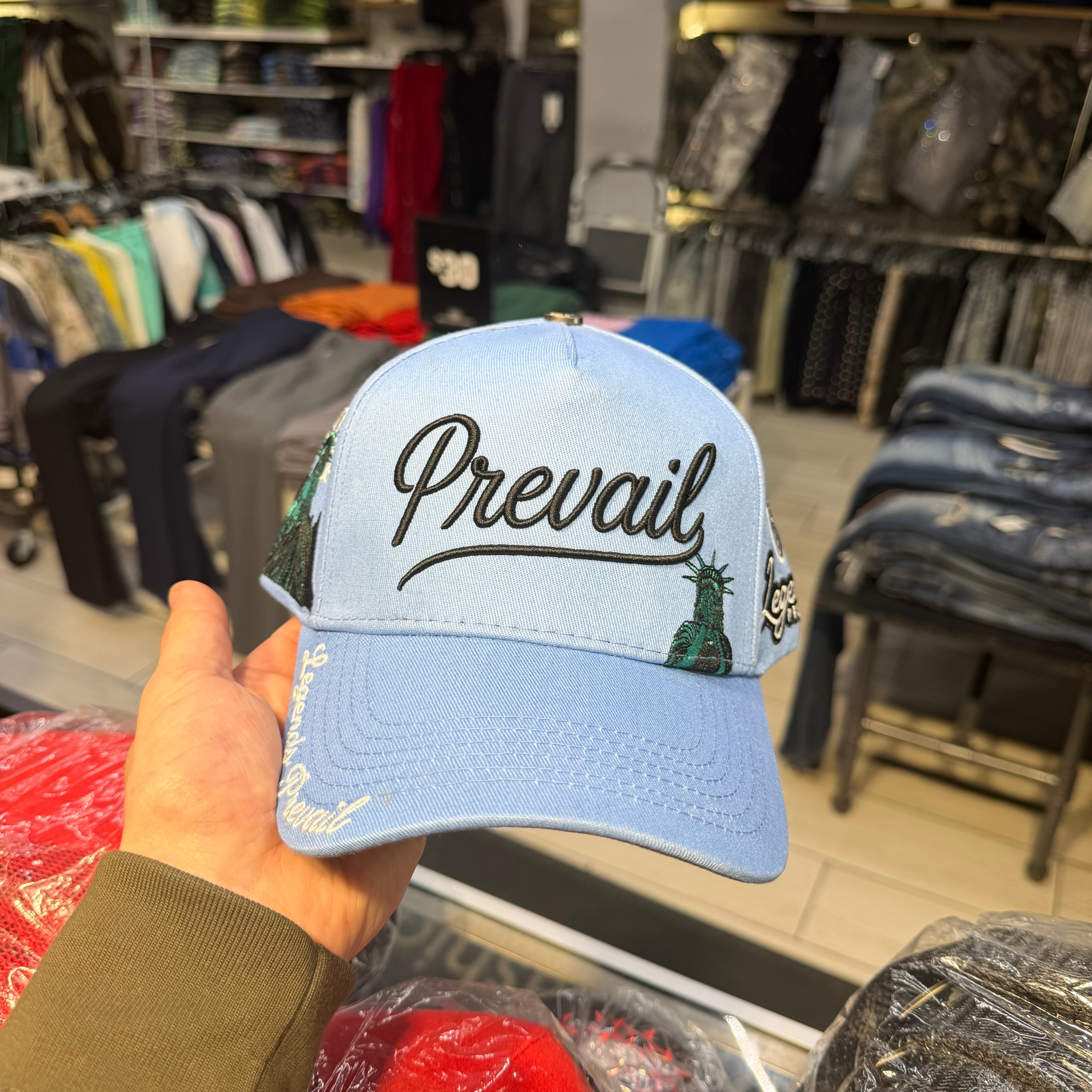 Prevail - Patch Trucker Hat - UNC Blue