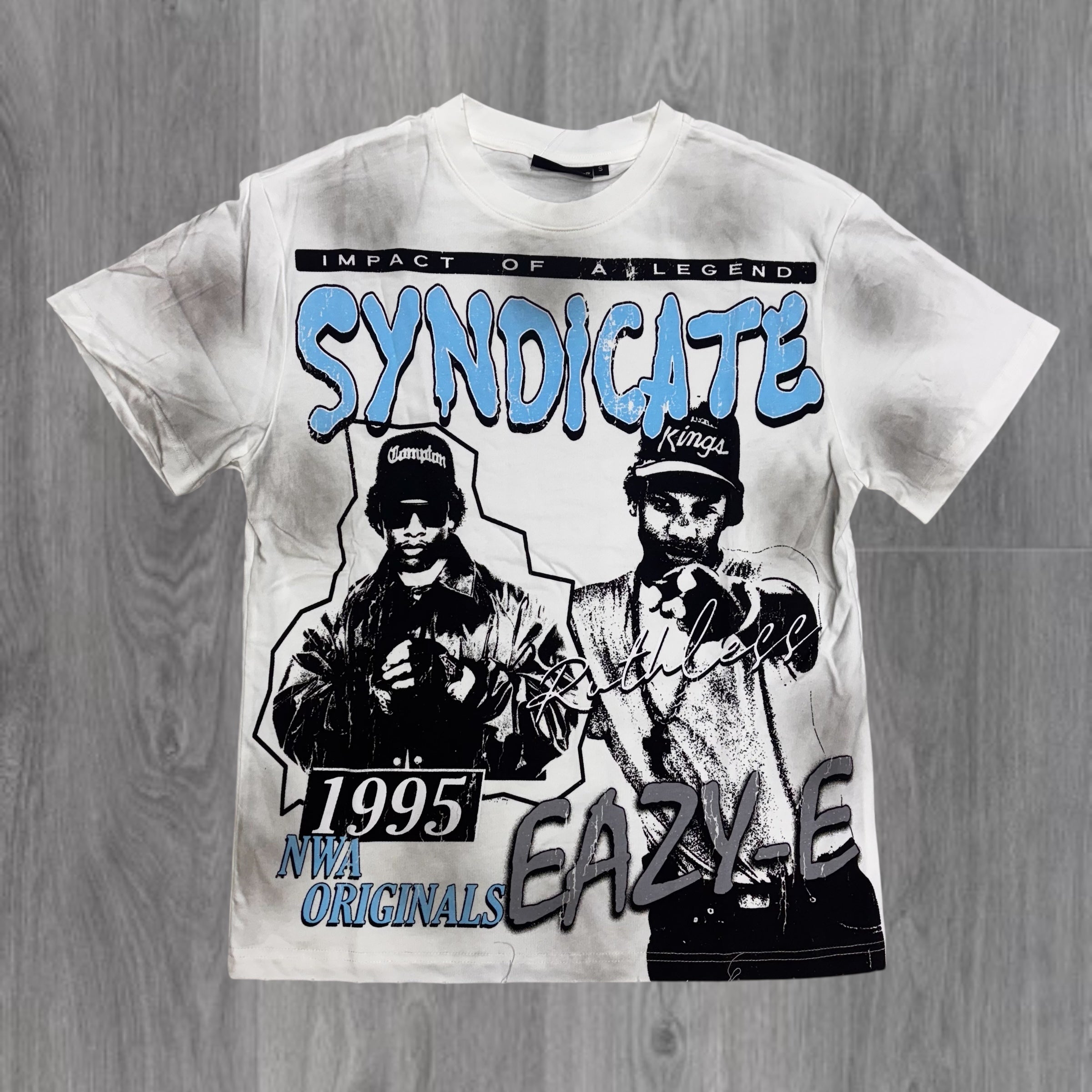 SYN  “ EAZYE “ T-Shirt - WHITE - SYNQT1