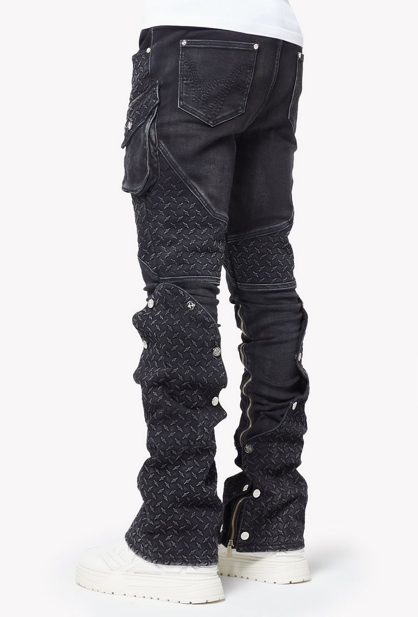 GUAPI - stacked Steel denim - Black