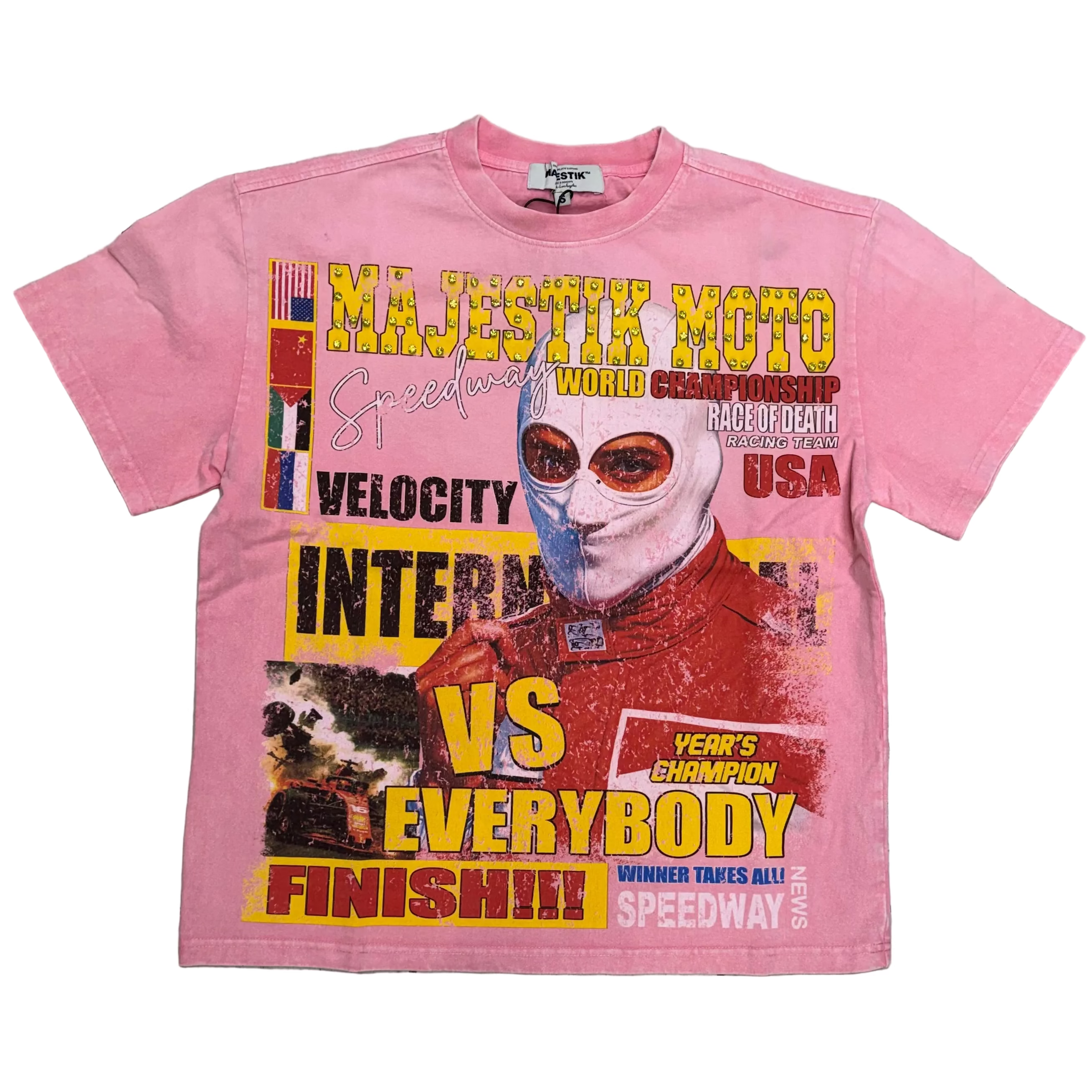 MJSTK - WORLD Champion T-shirt - pink - 2612