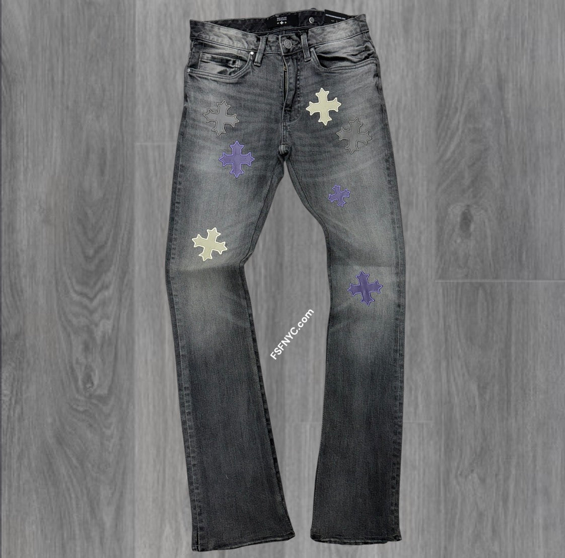 SYP - stacked Patch Denim - Smoked Grey 2344