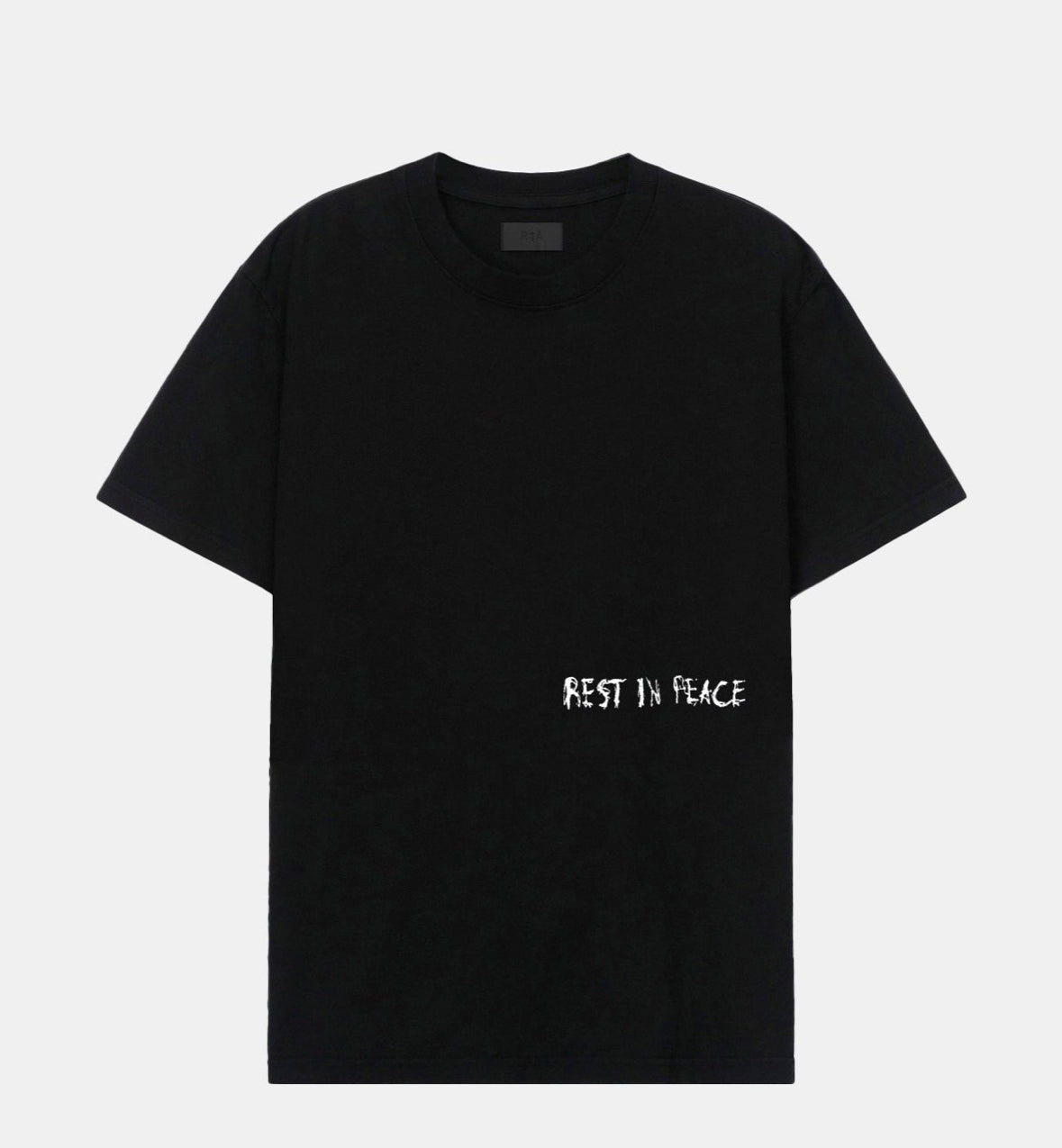 RTA "RIP"  oversize T-shirt Black White