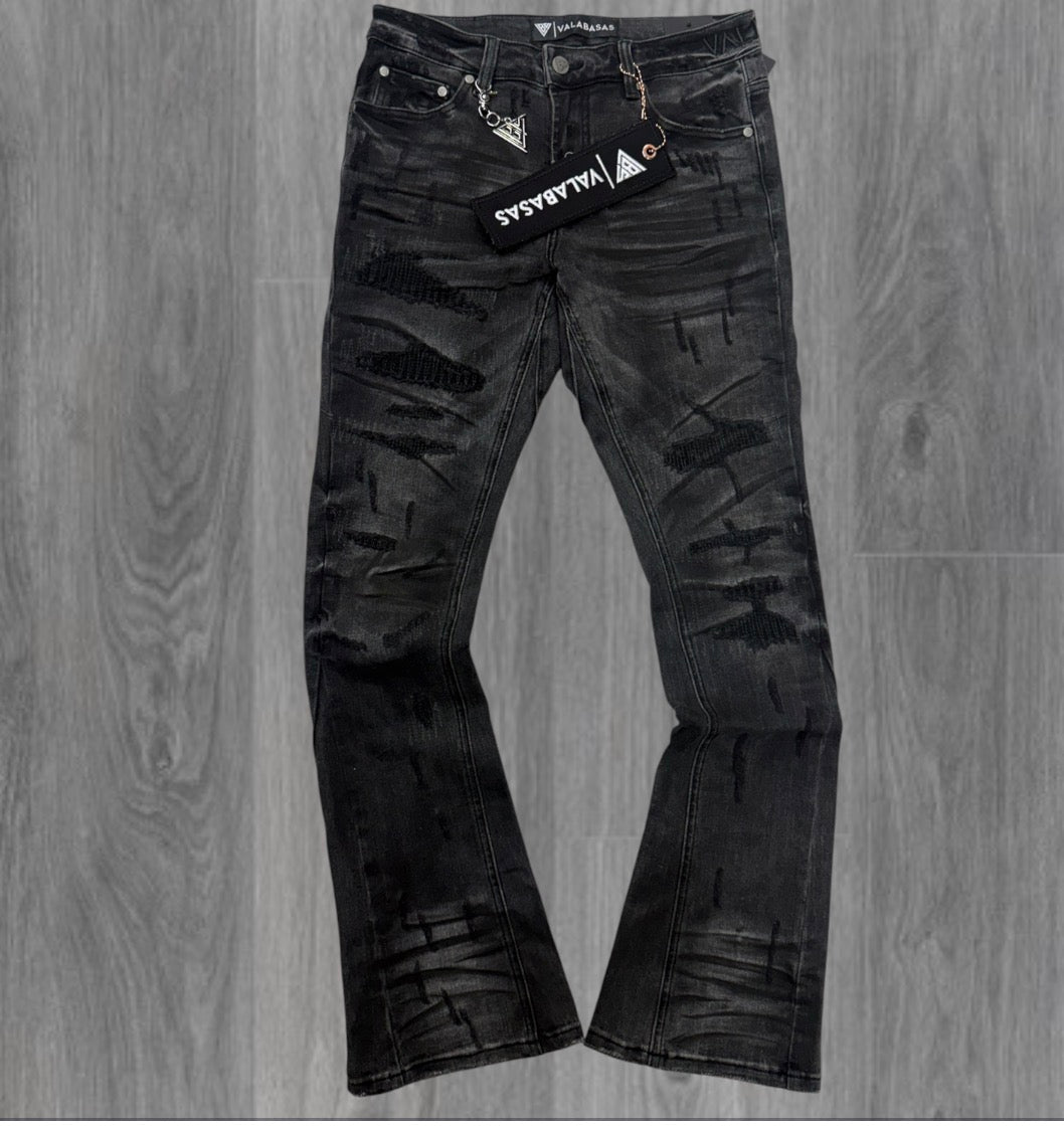 Valabasas - Graft Stacked Denim - Grey/Black Wash - 1117