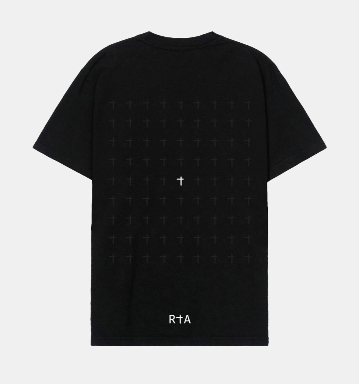 RTA "RIP"  oversize T-shirt Black White