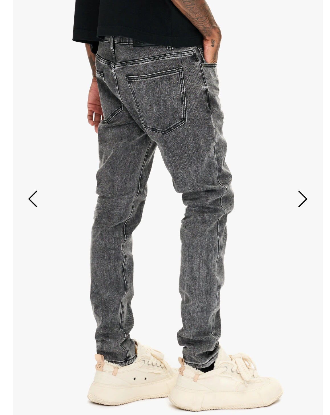 Valabasas - MR SLIM Stretch Denim - Grey - 1004