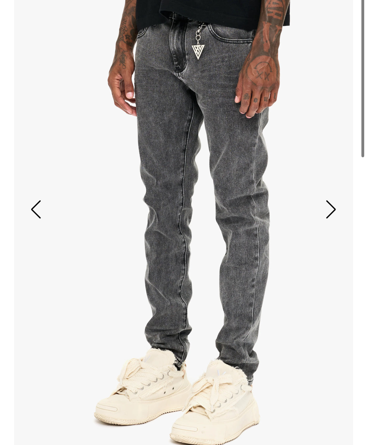 Valabasas - MR SLIM Stretch Denim - Grey - 1004