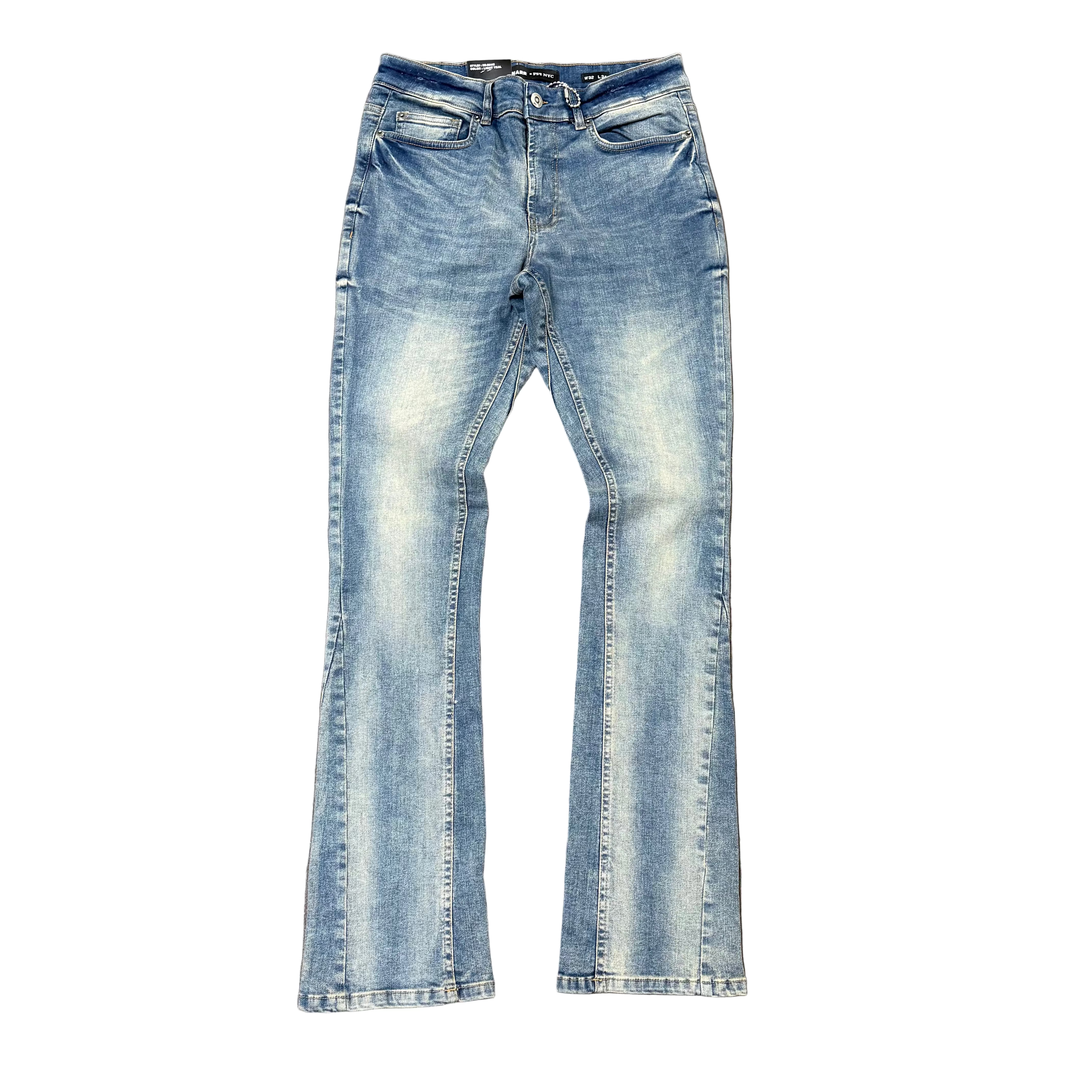 NARR - Stacked Fit Denim - Light Teal - 80445