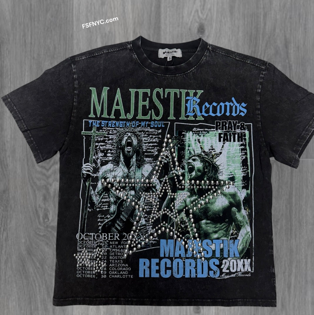 MJSTK - The Records T-shirt - Black -  2660