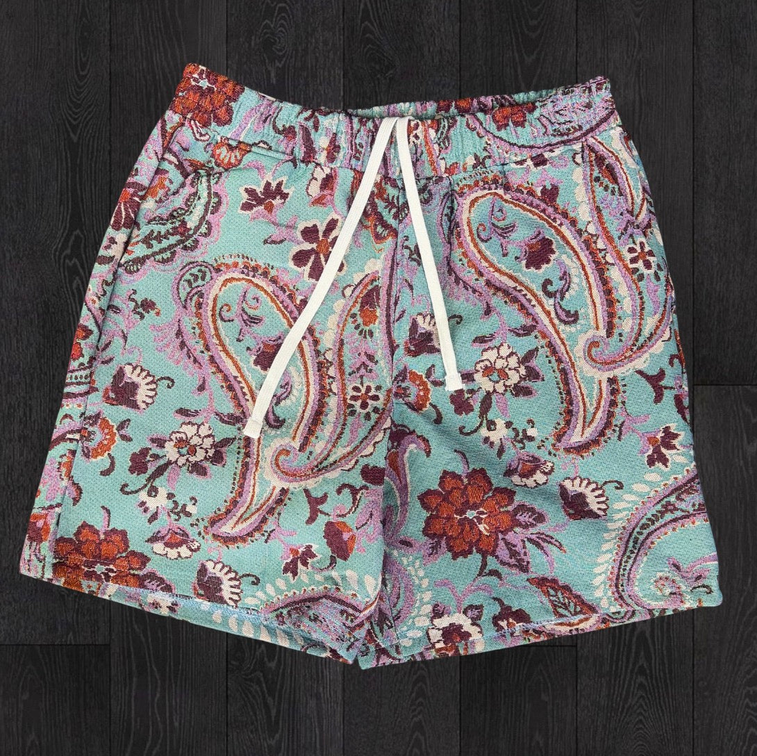 Rebel - Tapestry Shorts - mint - 909