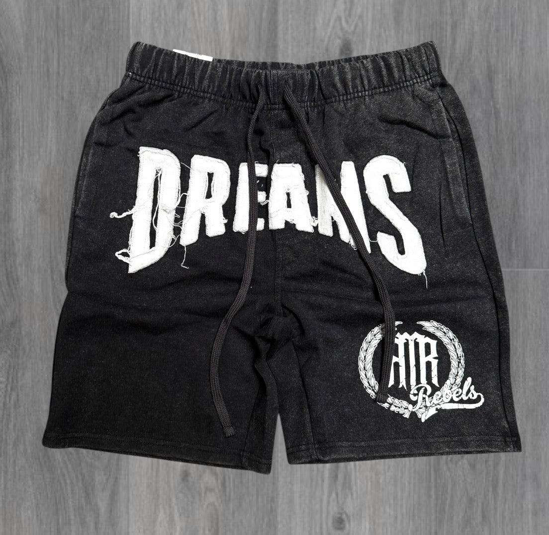 Rebel - Dreams sweat Shorts - Black - 936