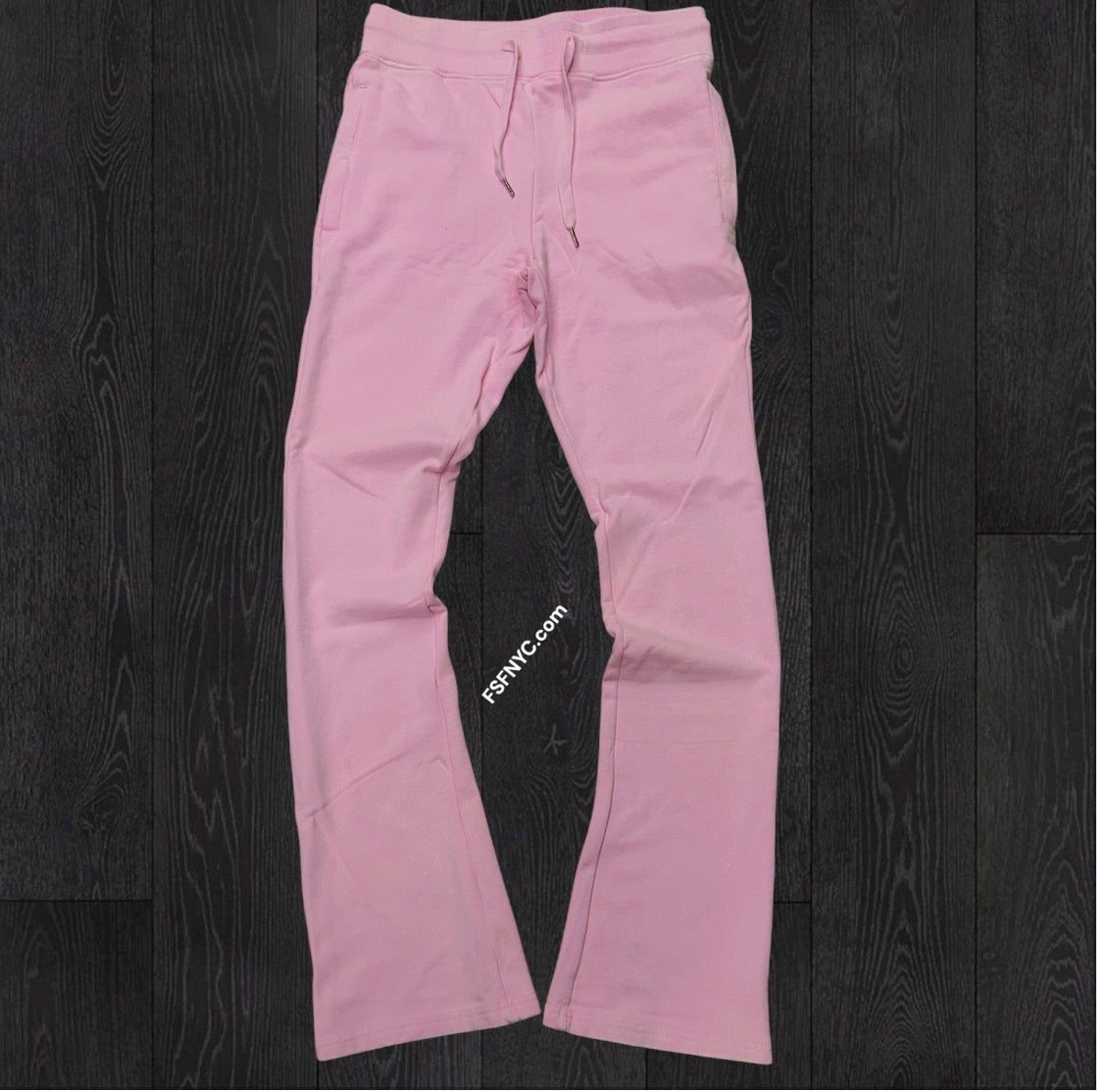 Narr - Mineral Wash Stacked Sweat Pants - Pink - 0713