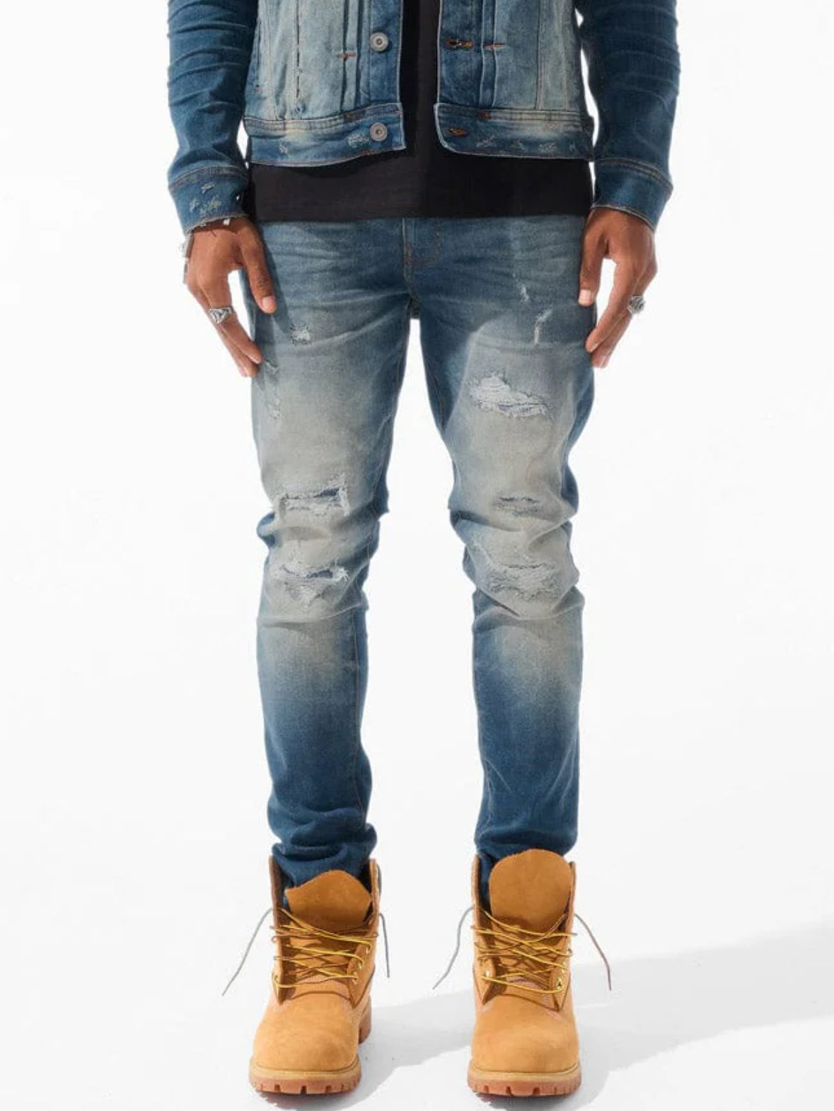 JC shreds Slim Jeans Desert Blue 1220 js1220