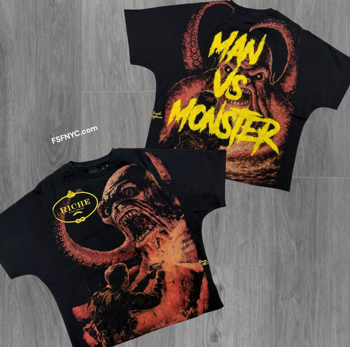 VR - VS Monster T-shirt - Black - 2042