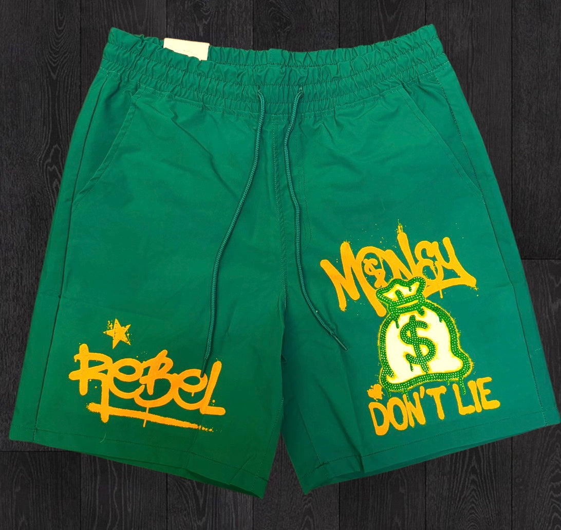 Rebel - Nylon shorts Don’t Lie - Hunter  - 912