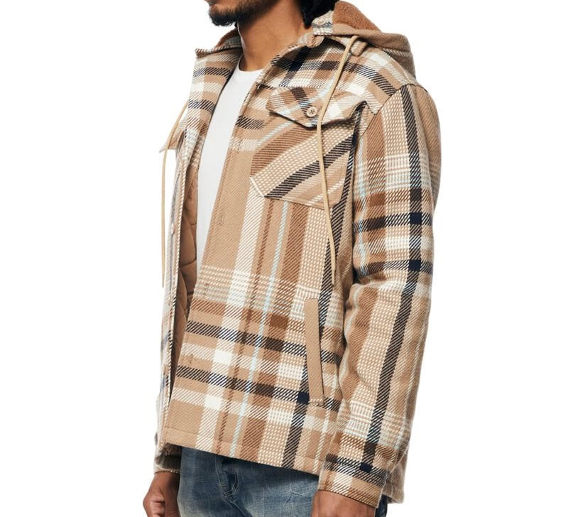 Rise plaid Flannel Shacket Toffe 23686