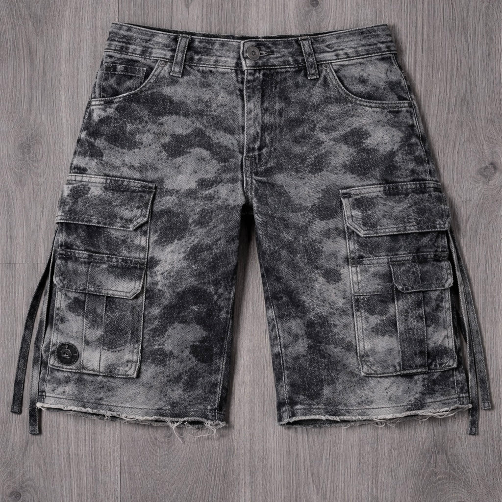 Rise - Utility Denim Shorts - Carbon - S421