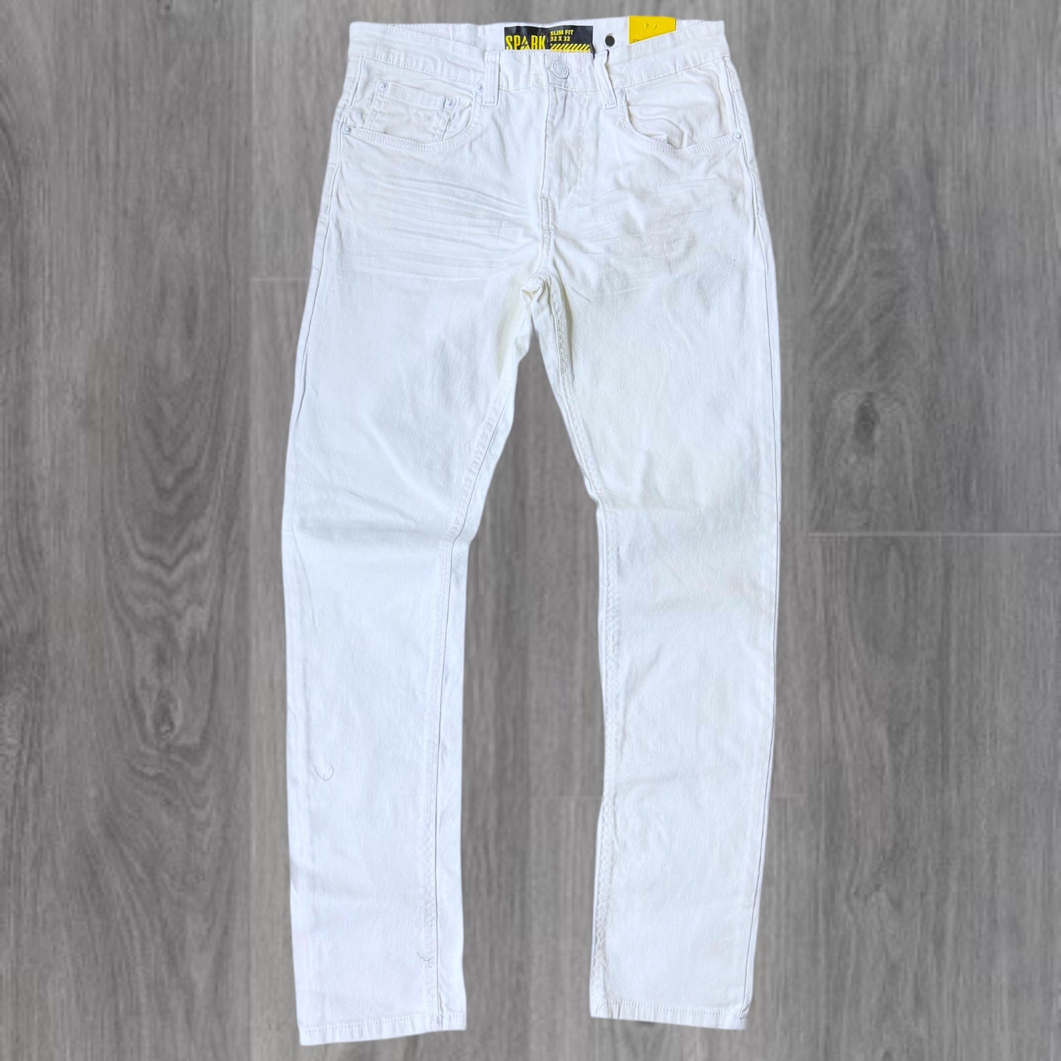 SP - Plain Skinny Denim - White - 3027 z