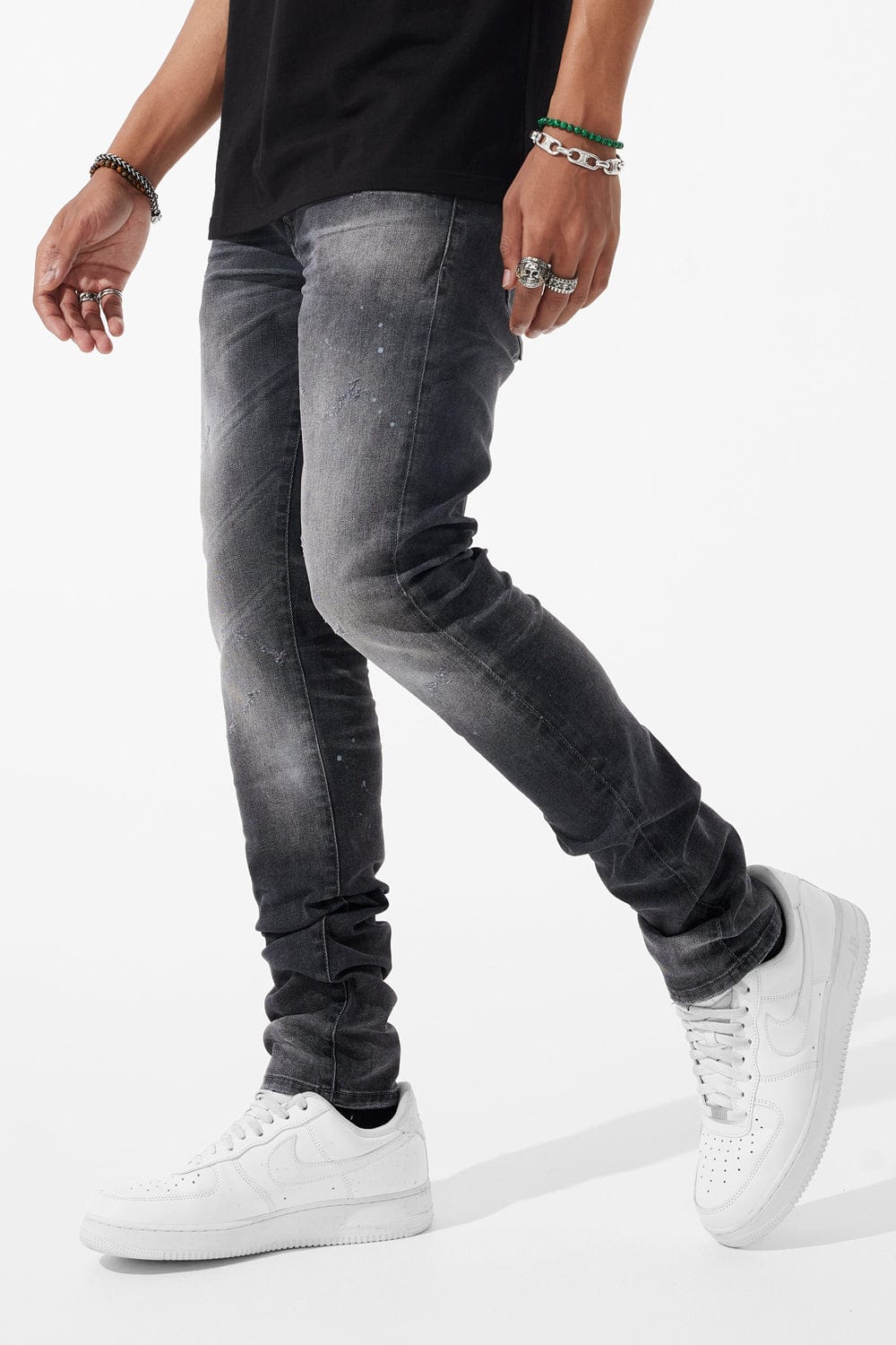 JC Random GERONIMO slim jeans Black ice  js1189