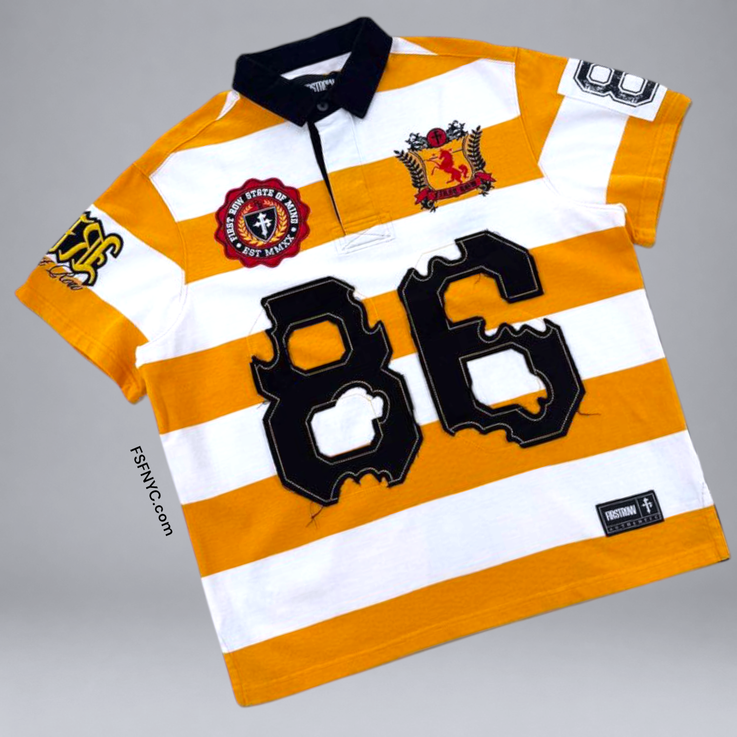 FR - 86 Polo Shirt - White - 1009